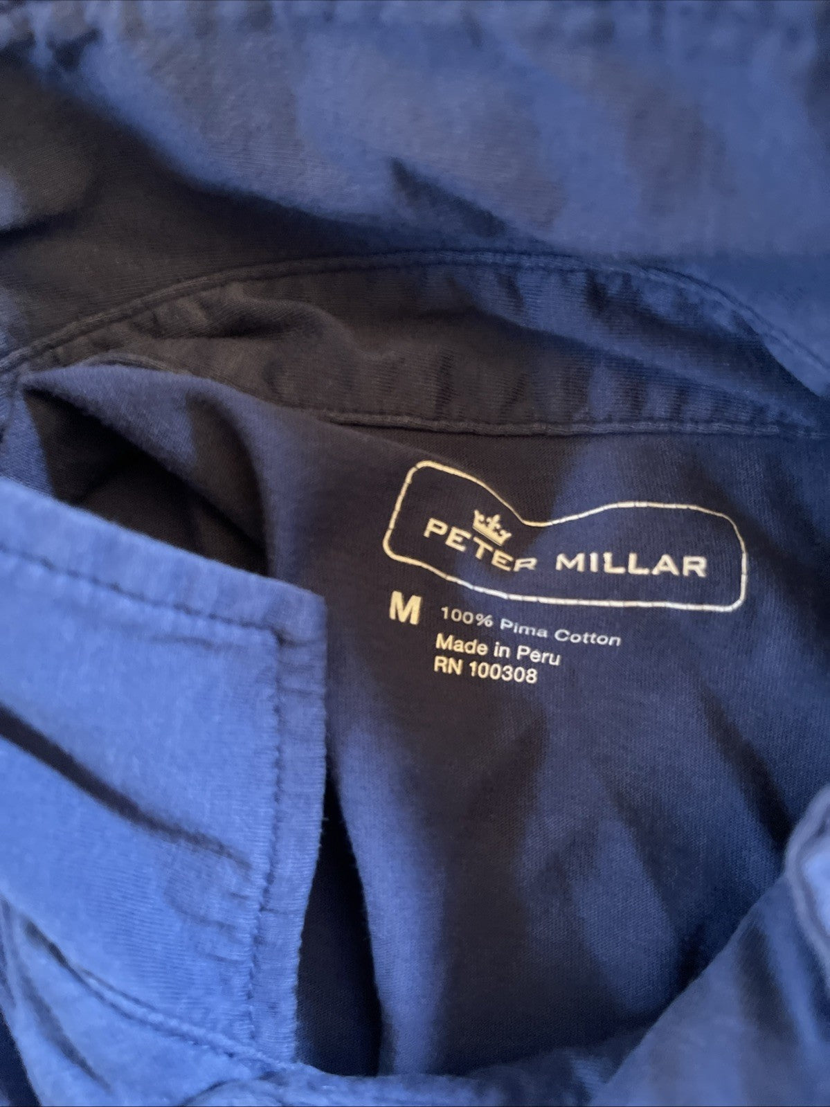 peter millar pima cotton polo medium
