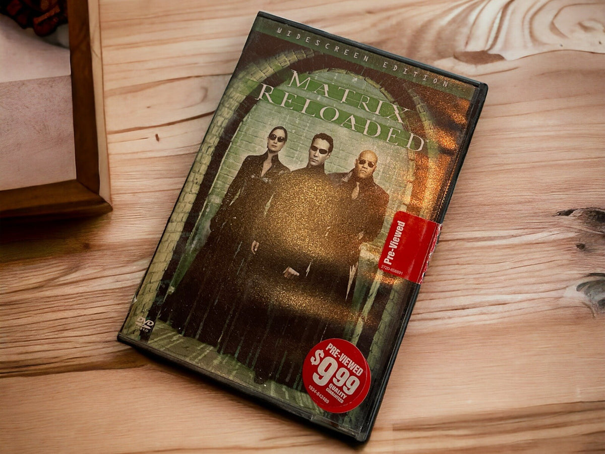 Matrix Reloaded Widescreen Edition 2 DVD Set In Blockbuster Case