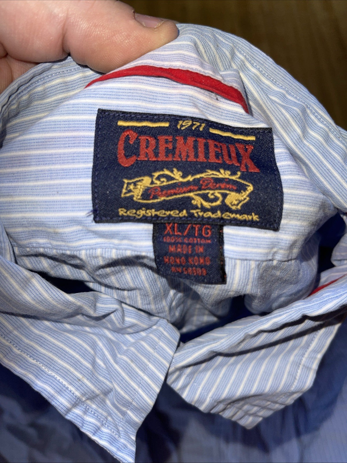 cremieux mens shirt xl