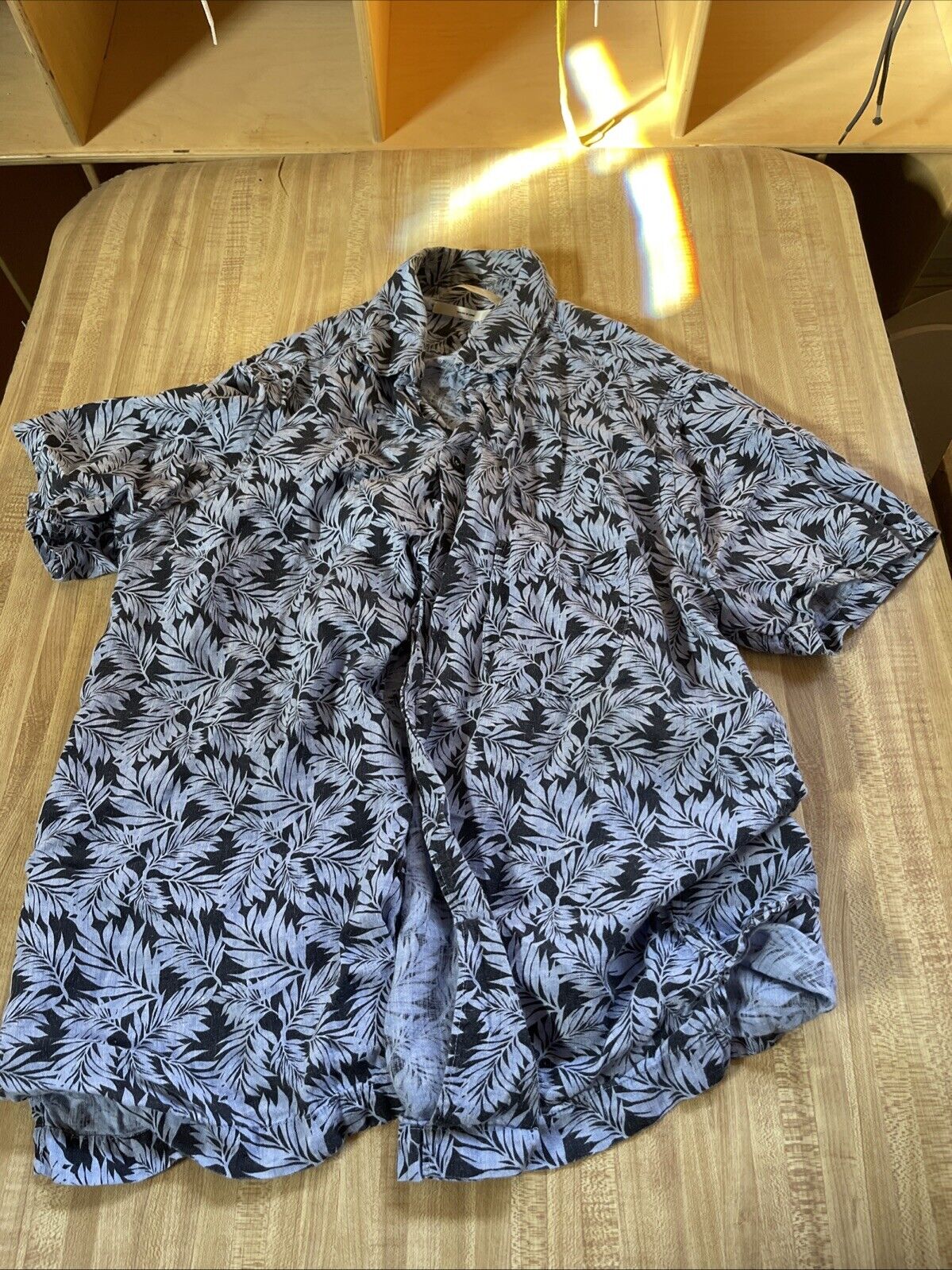 Smock Linen Shirt Large