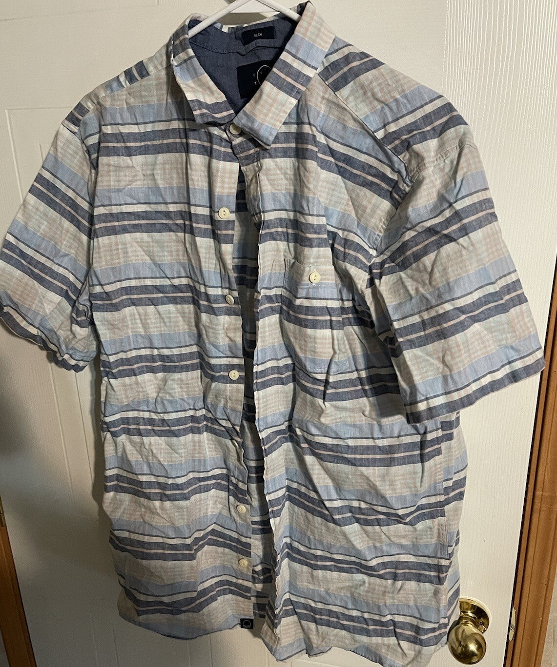 Even Tide Linen Blend Shirt XL