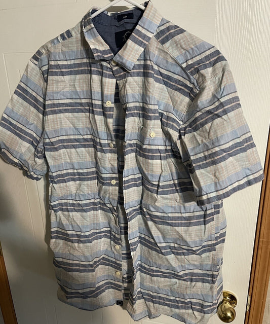 Even Tide Linen Blend Shirt XL