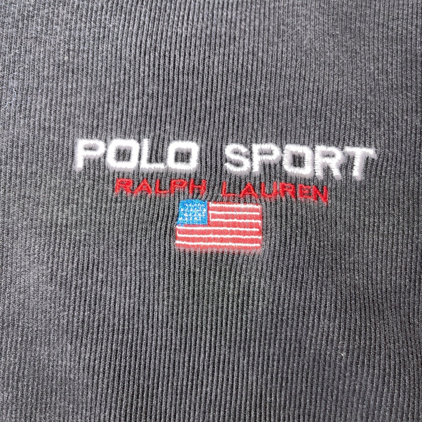 Vintage Polo Sport Quarter Zip Made In USA XL
