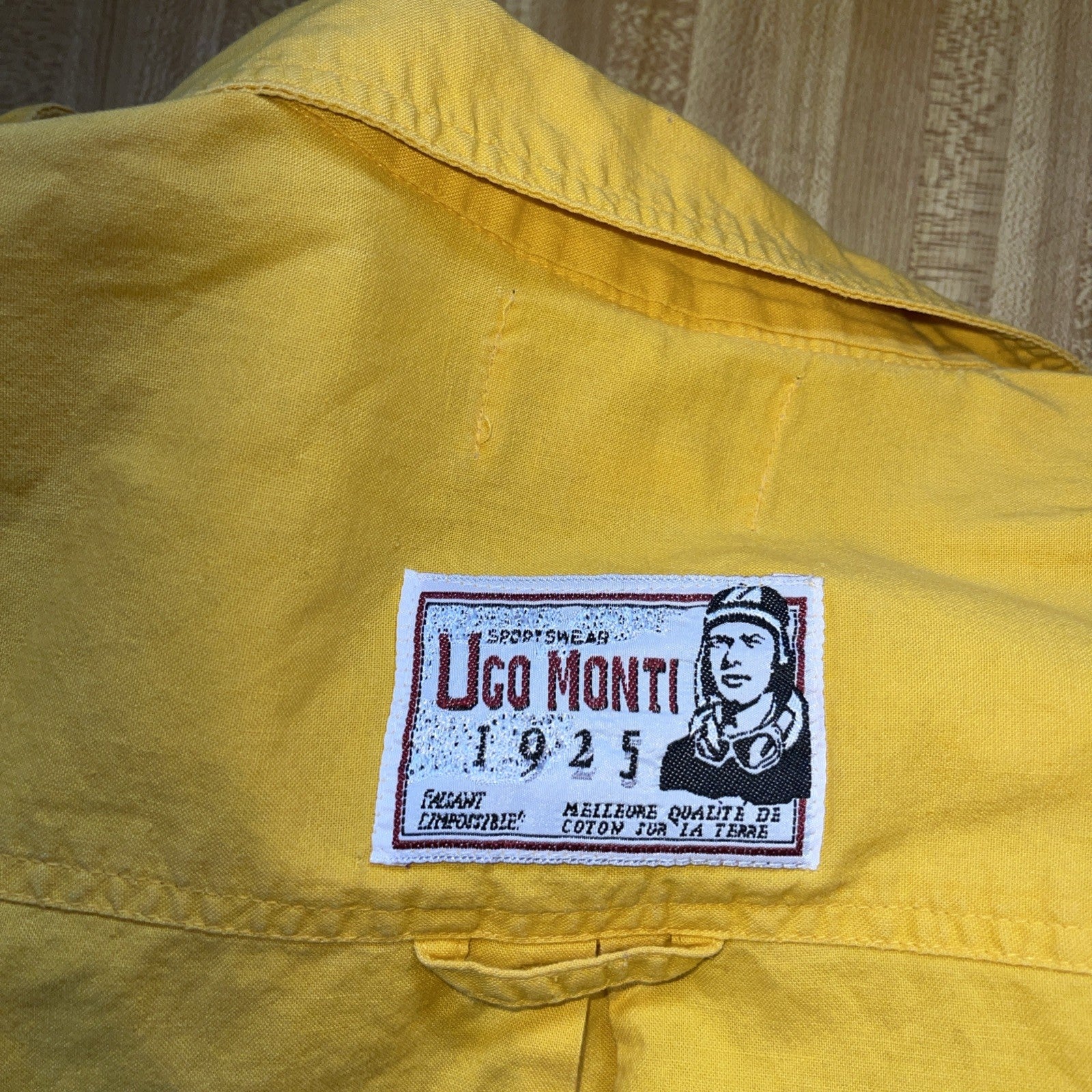 Vintage Ugo Monti Button Up Medium 