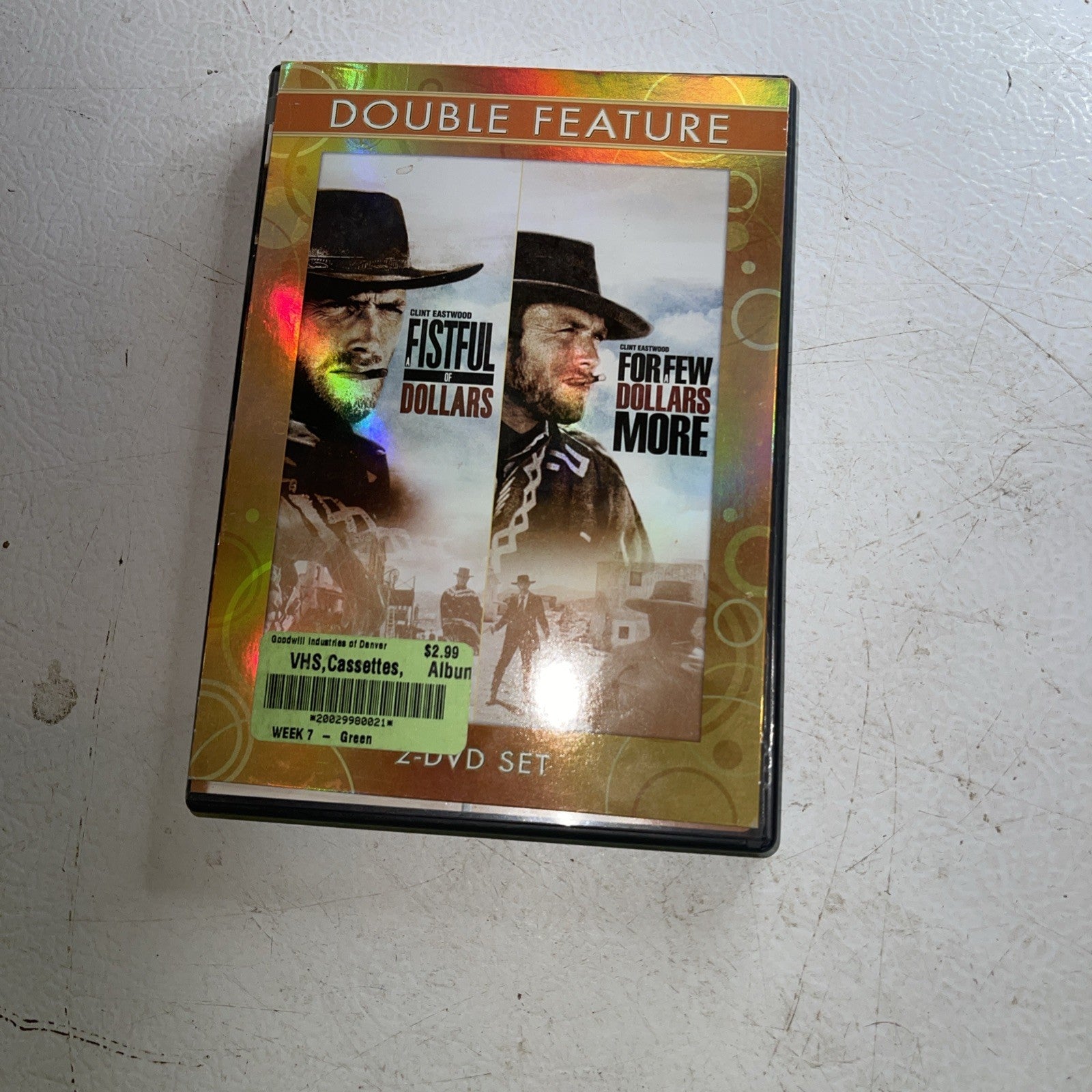 NEW--A Fistful Of Dollars/ For A Few Dollars More  (DVD, 2 FILMS)  EASTWOOD