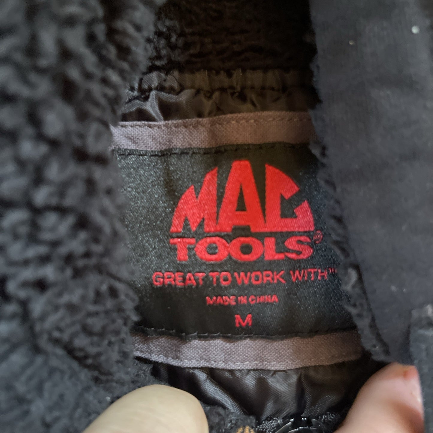Mac Tools Full Zip Hoodie Medium 