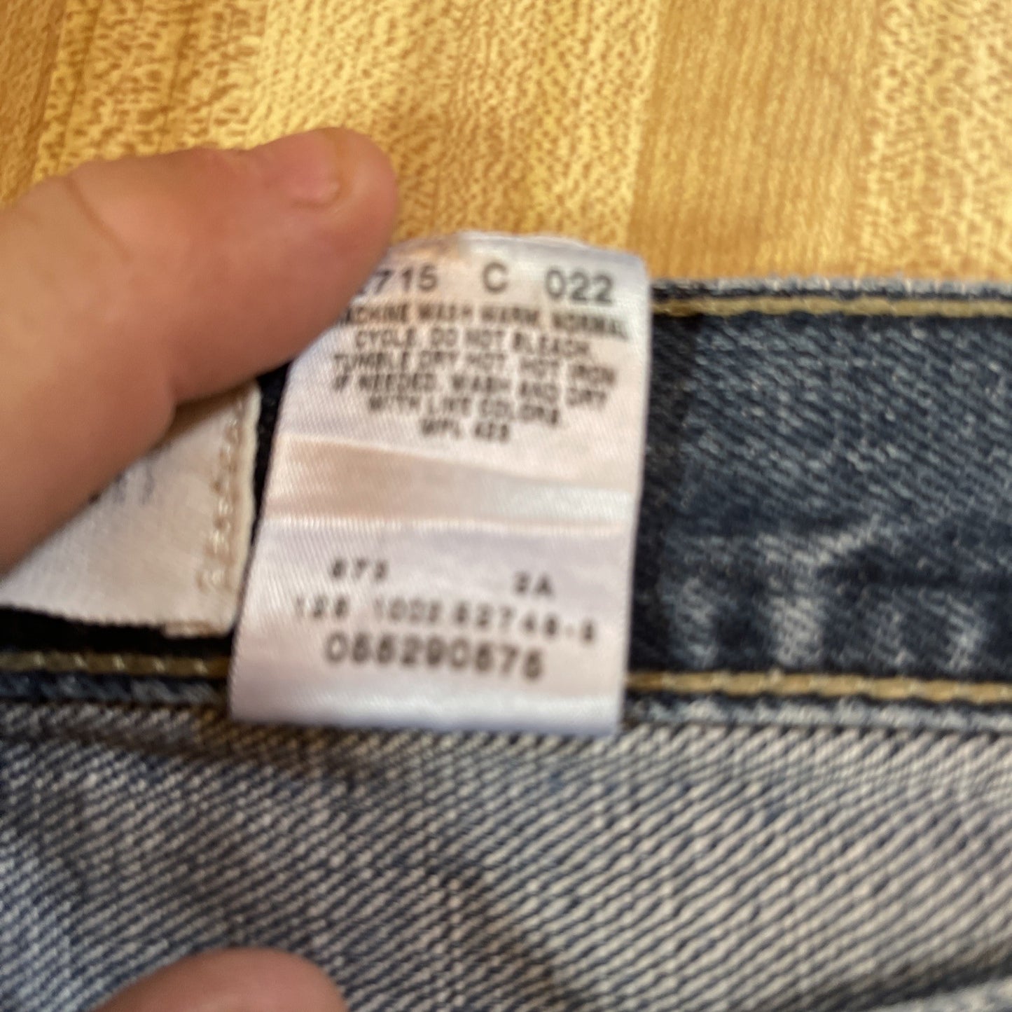 levis 529 low rise straight 36/30