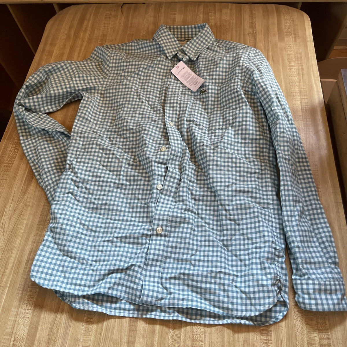 Lacoste Button Down NWT Small 