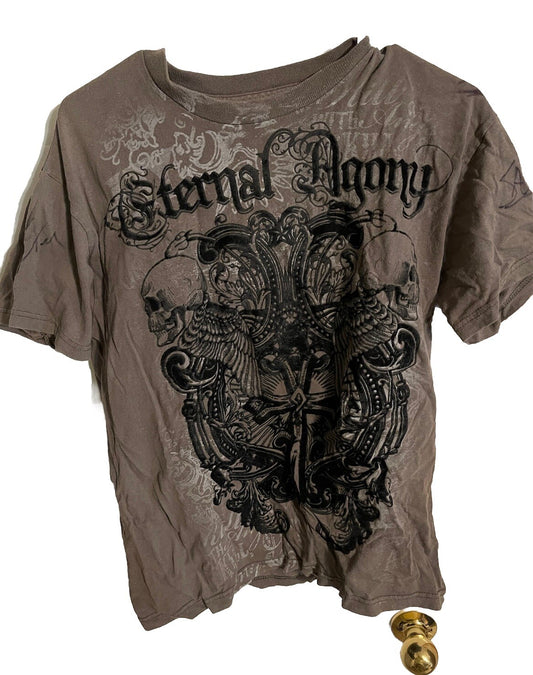 Apostasy Eternal Agony T Shirt Medium With Multiple Autographs