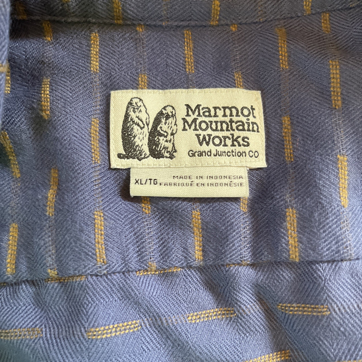 marmot mountain works shirt XL