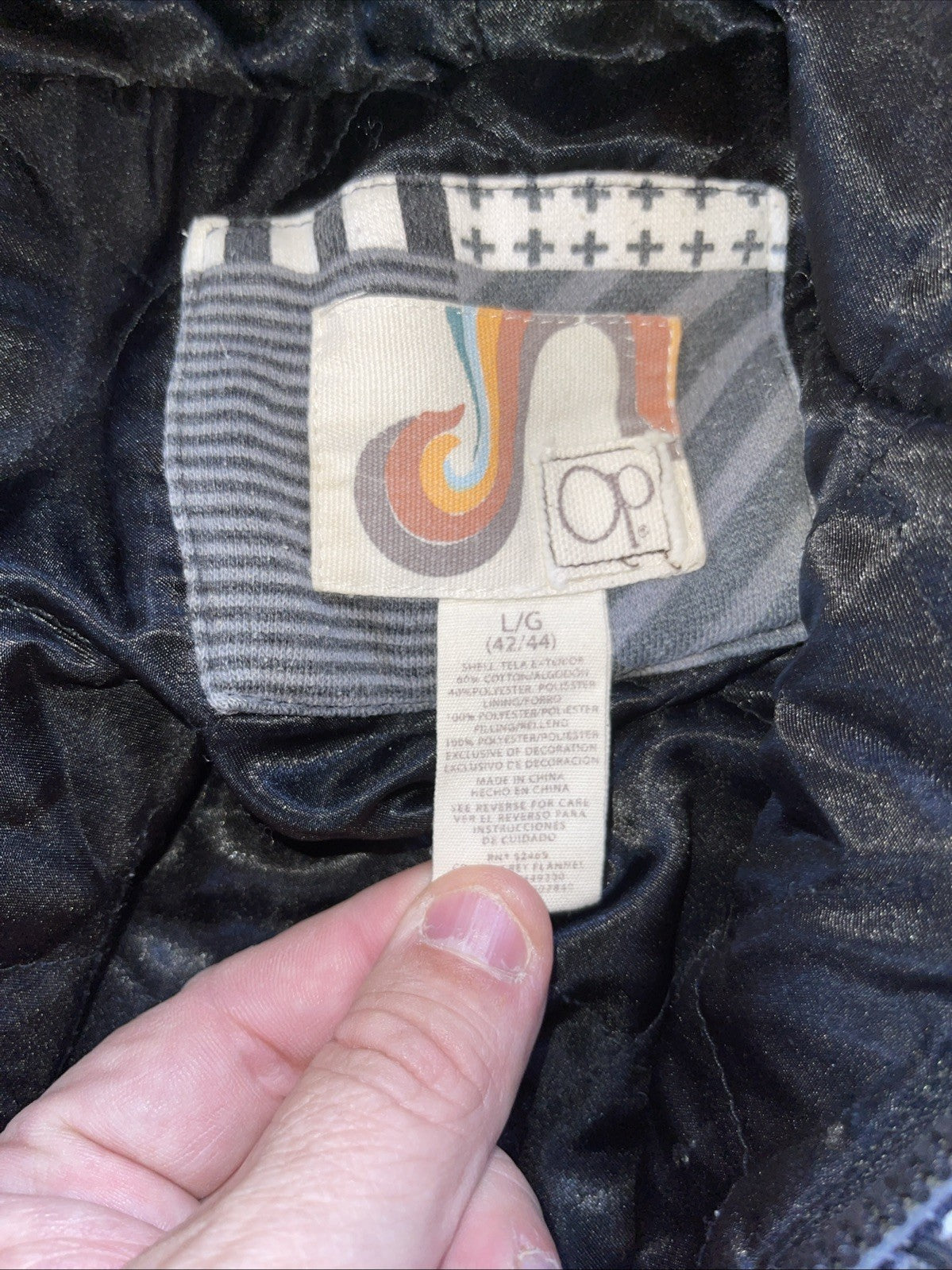 OP Full Zip Hoodie Large 