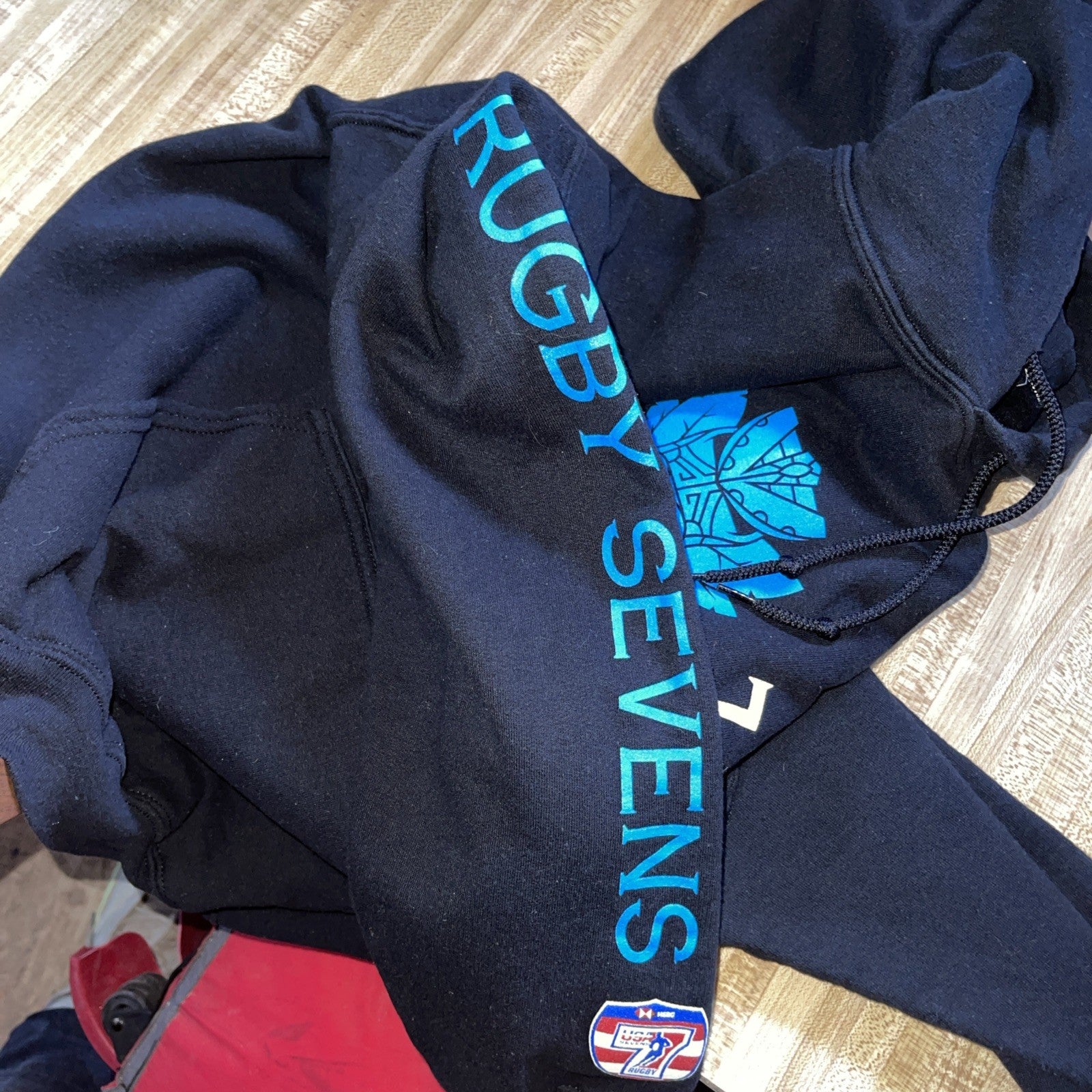USA Sevens Rugby Fiji Rugby Hoodie Large 