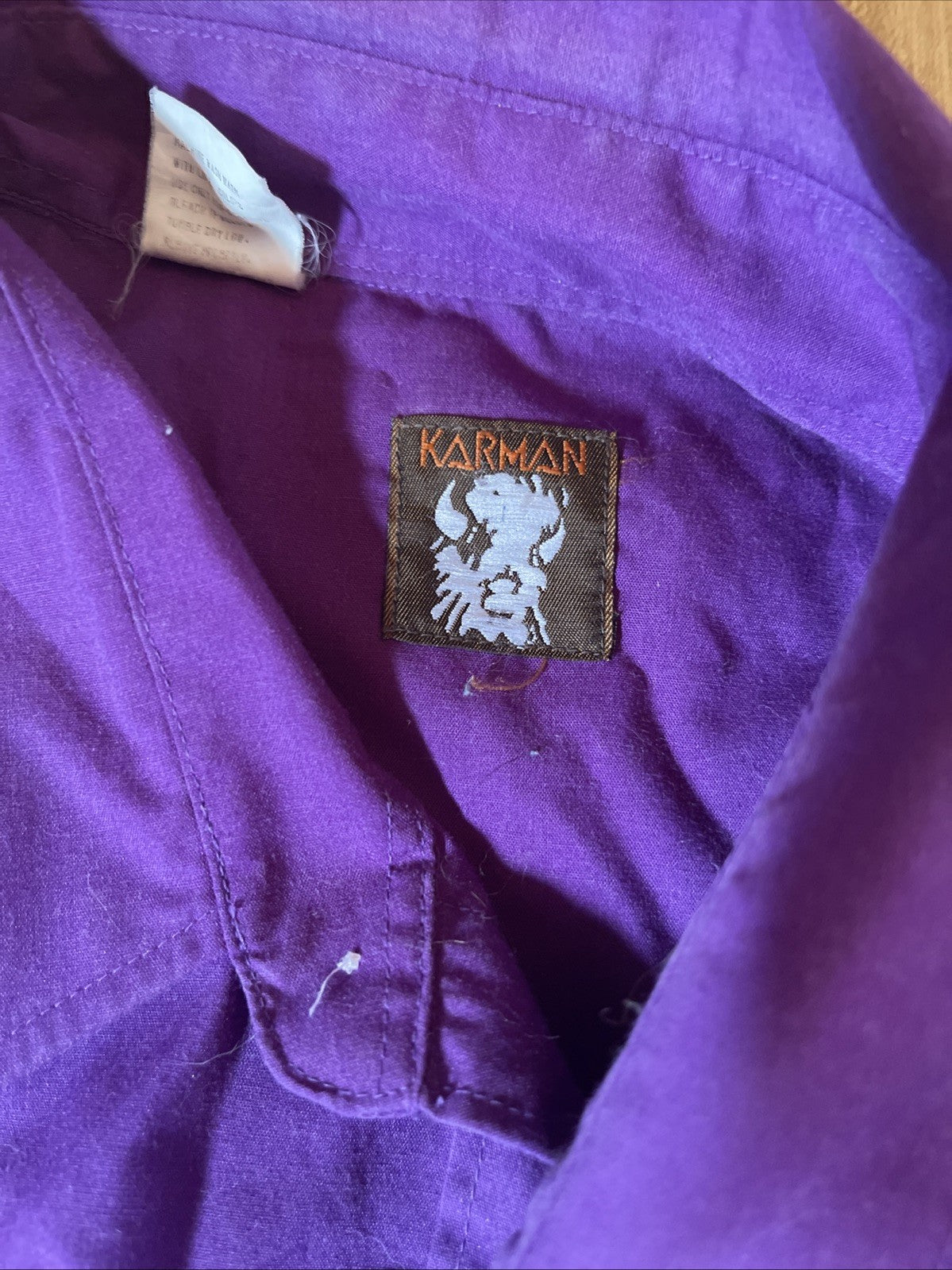 Vintage Karman Western Shirt Pearl Snap 18