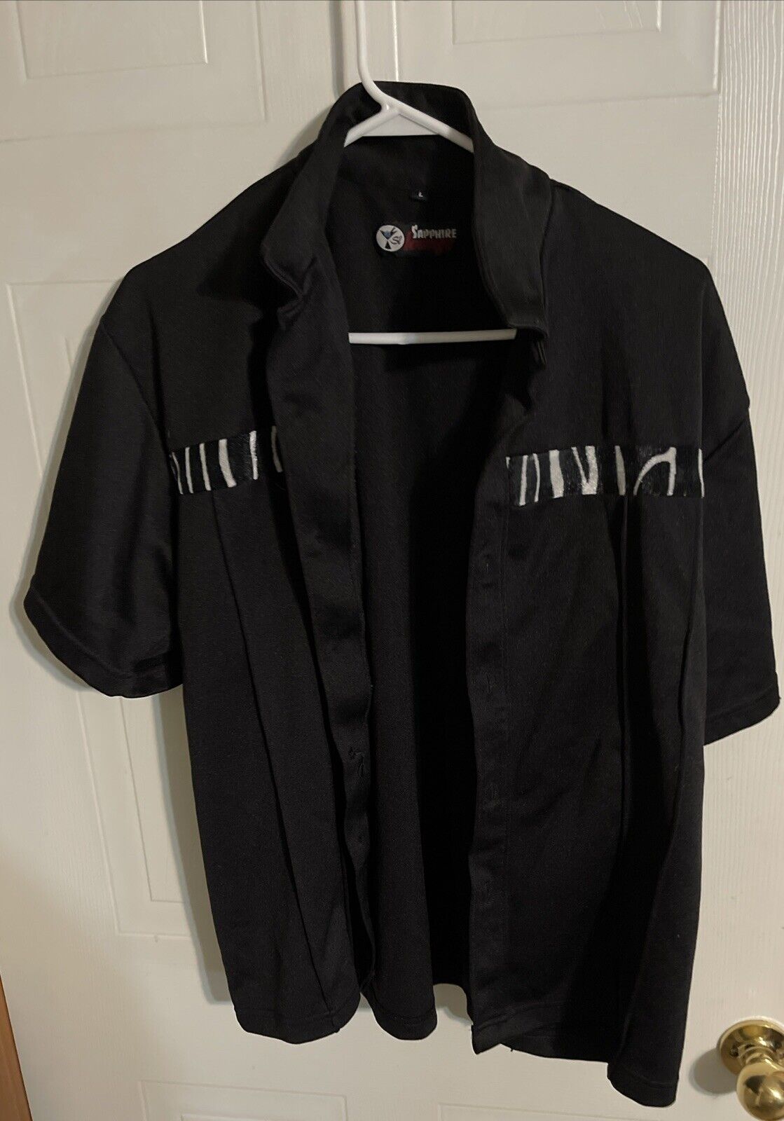 sapphire lounge button shirt Large 
