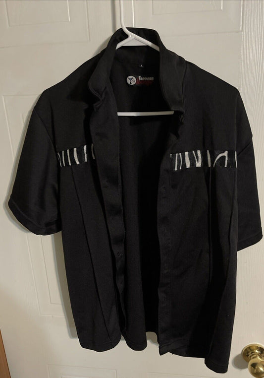 sapphire lounge button shirt Large 