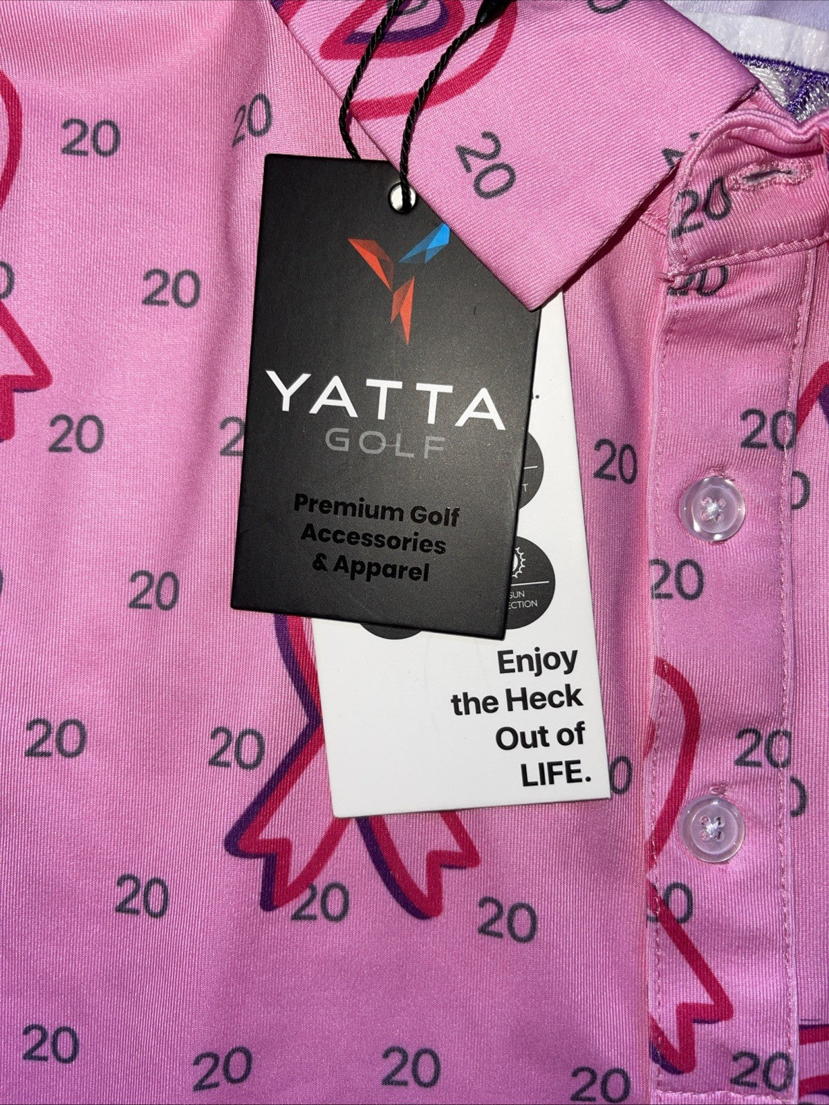 yatta golf polo xl NWT 