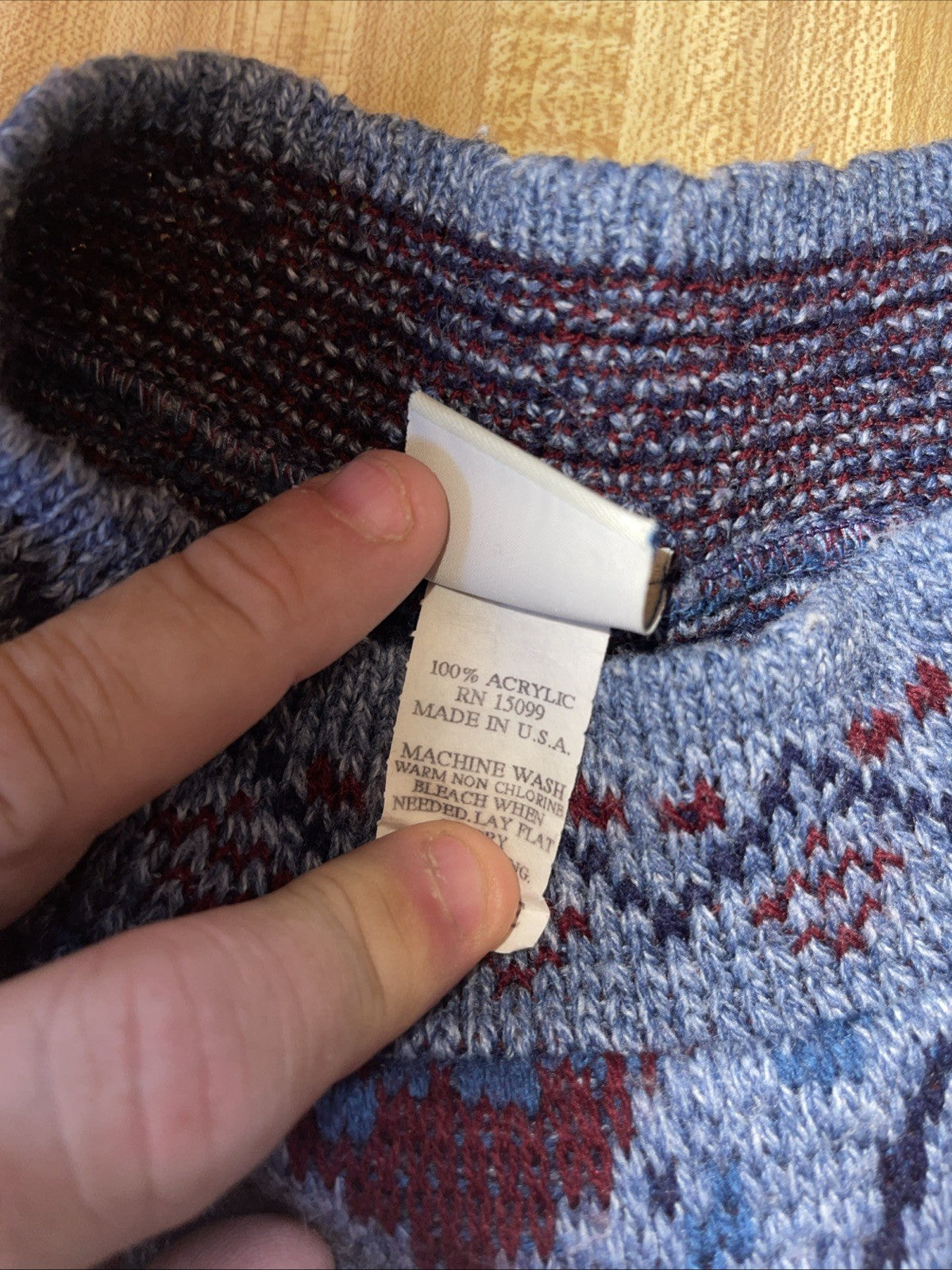 Vintage Classic Elements Sweater Large 