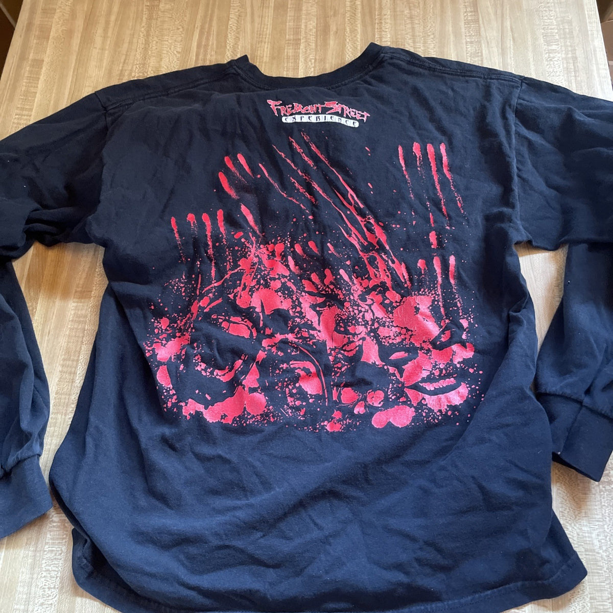 OktoberFrightFest 2009 Fremont Street Experience Long Sleeve T Shirt Large 