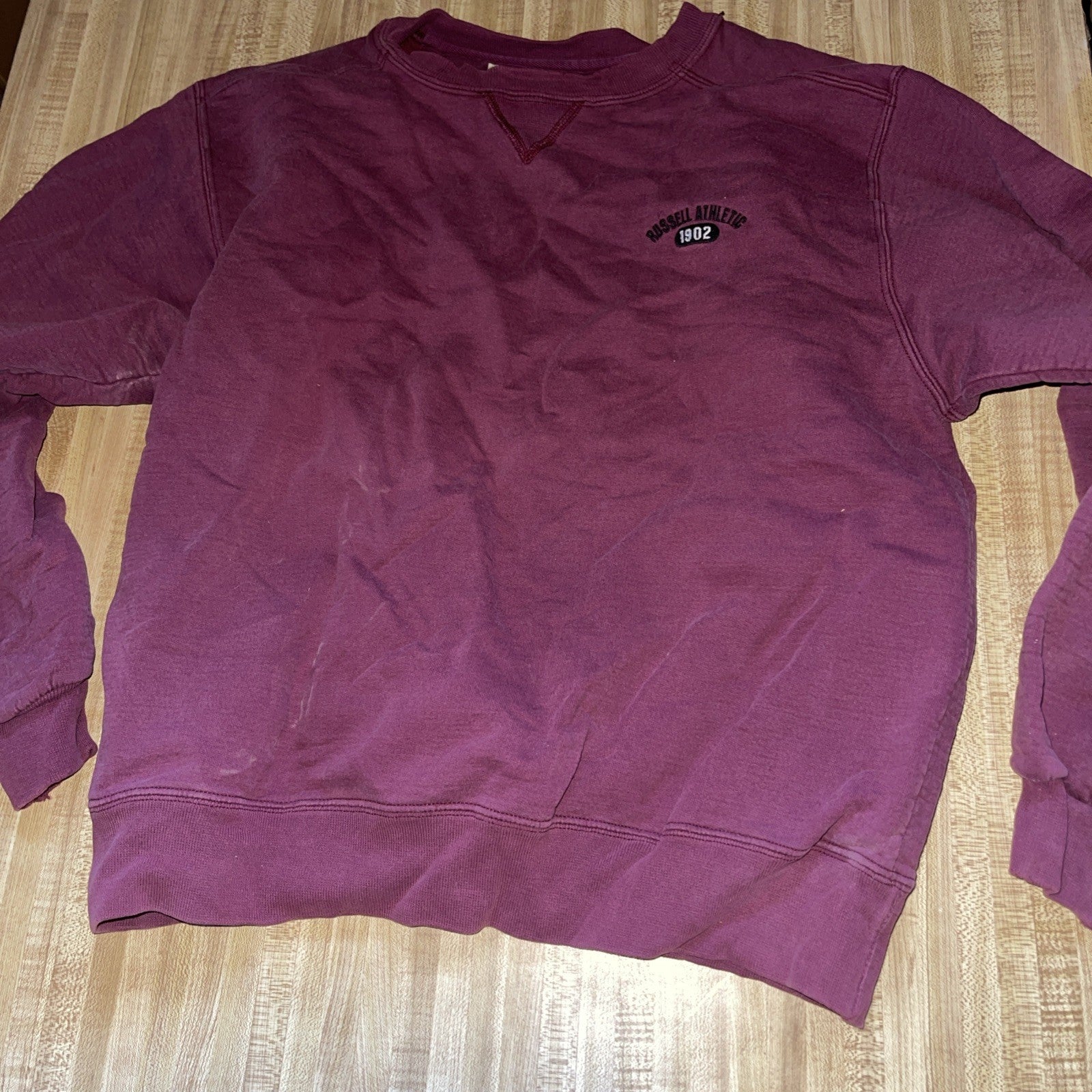 Vintage Russell Pro Cotton Sweatshirt Large 