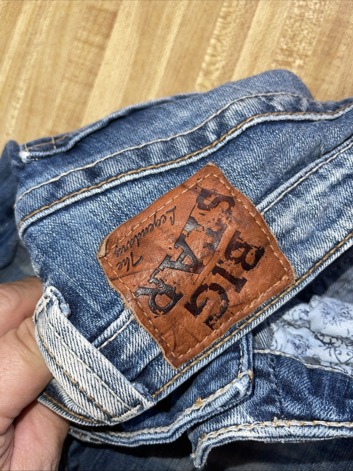 big star sweet ultra low rise jeans 26XL
