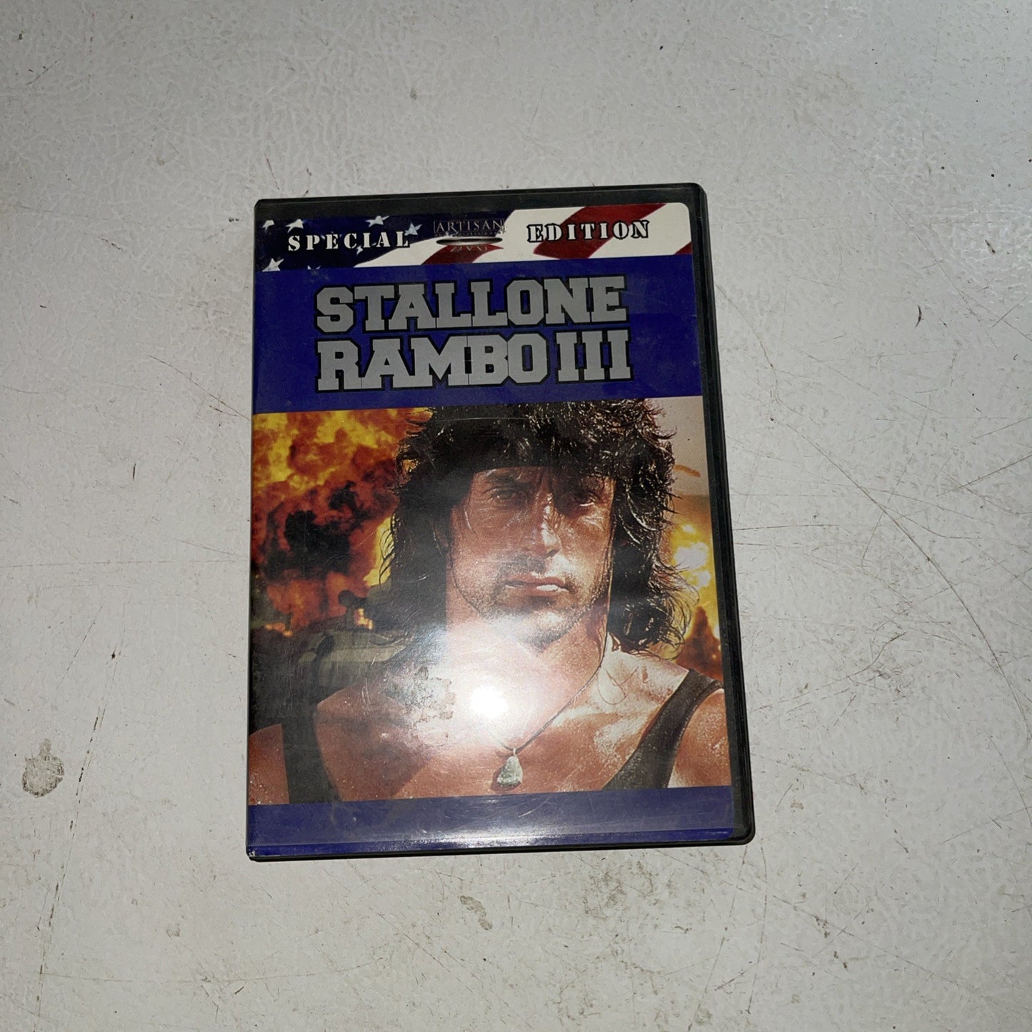 Rambo III (DVD, 2003, 2-Disc Set, Special Edition Sensormatic Security Tag)