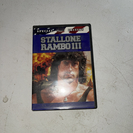 Rambo III (DVD, 2003, 2-Disc Set, Special Edition Sensormatic Security Tag)