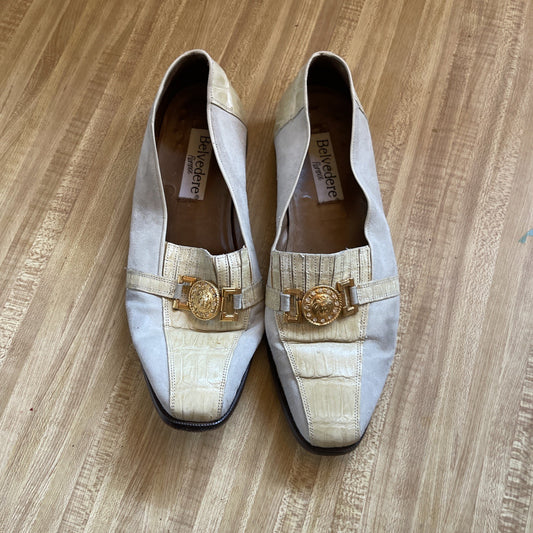 belvedere florence men's shoes 11 Genuine Crocodile