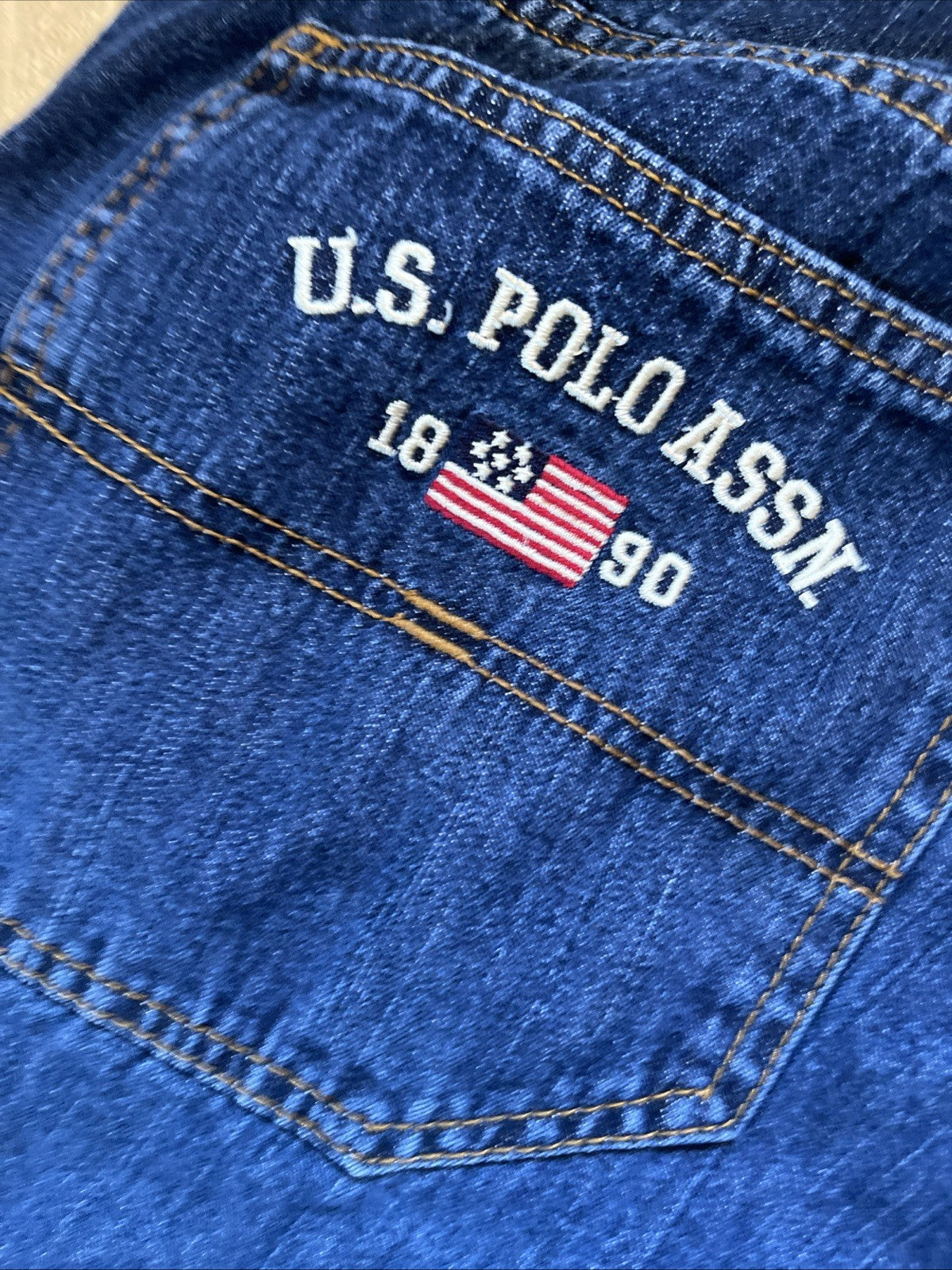 Vintage US Polo Association Jorts 34 Carpenter 