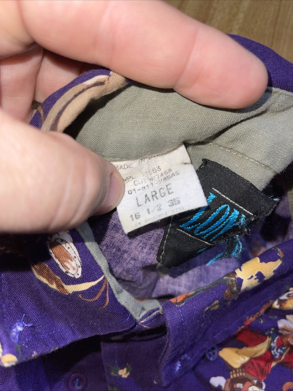 Vintage Lone Roo Western Shirt 16.5