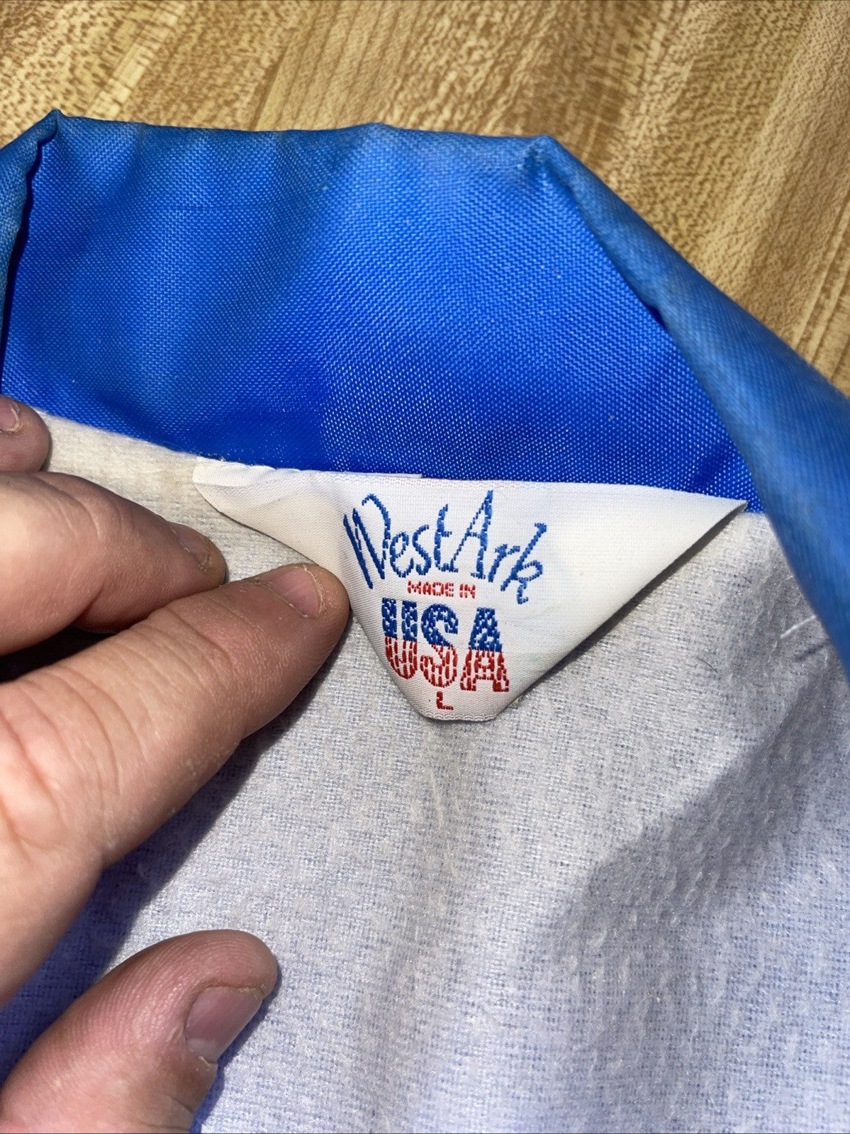 Vintage West Ark Windbreaker Large Made In USA 