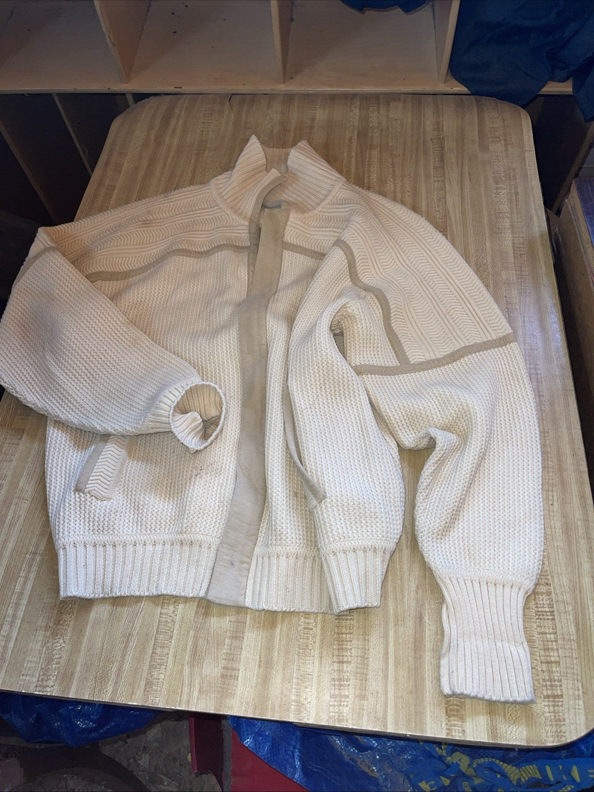 Vintage St Croix Full Zip Sweater Large 