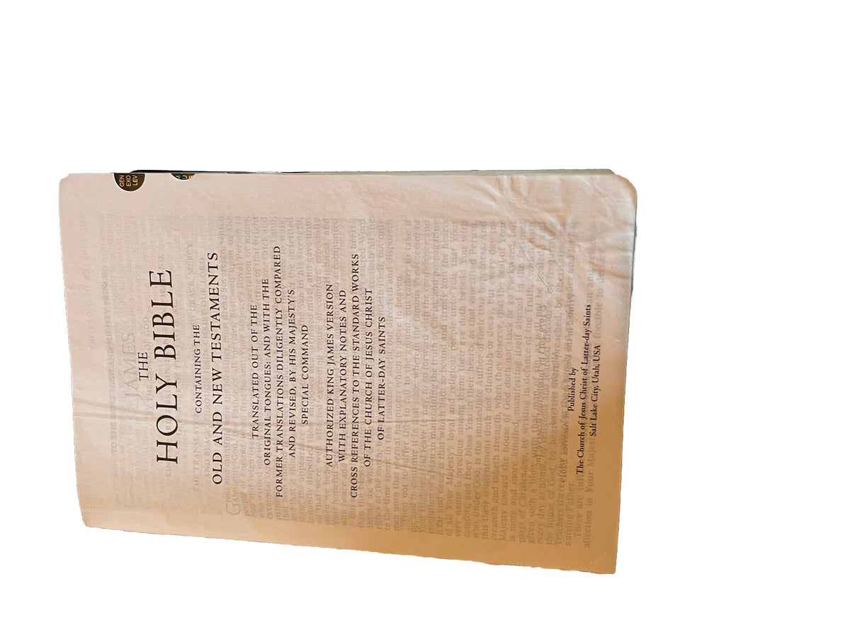 holy bible old and new testament leather