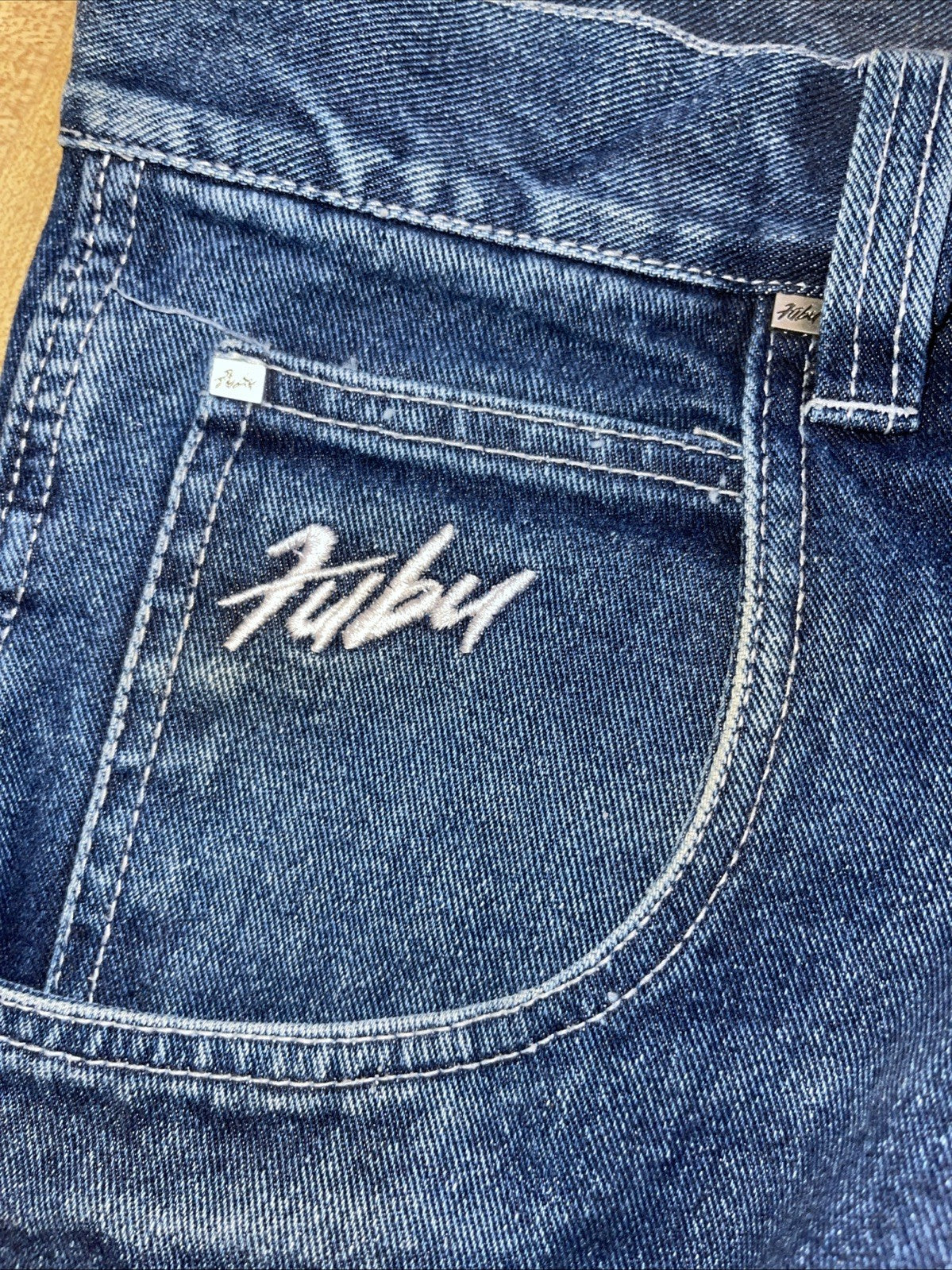 Fubu Carpenter Jeans 36/34 Baggy Wide Leg Y2K Vintage Hiphop Streetwear