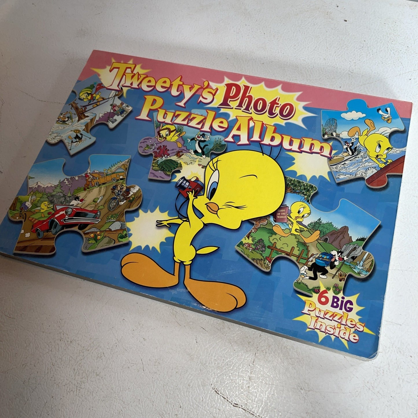 Tweety Bird Puzzle Album Book 6 Complete 20 Piece Puzzles Looney Tunes 2007