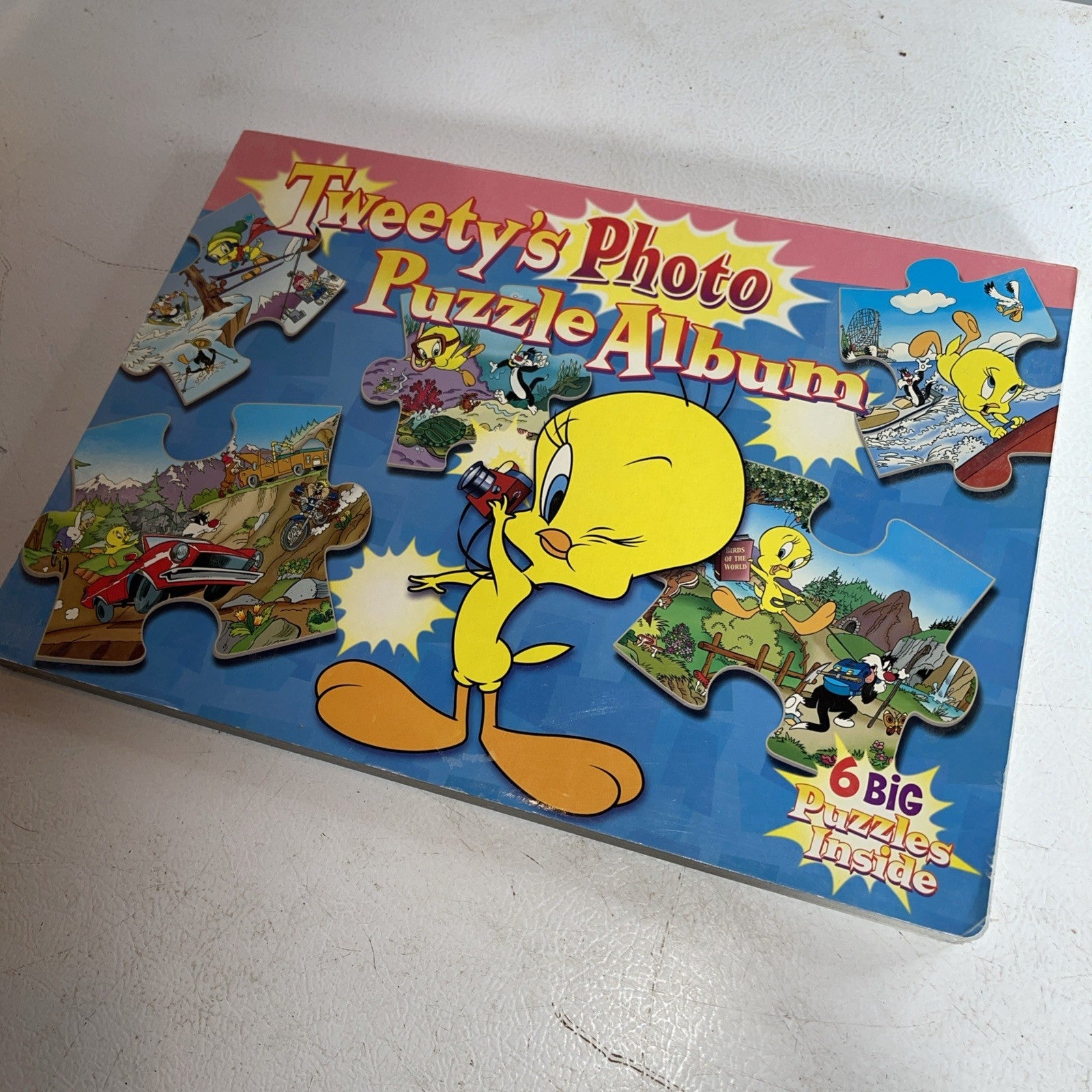 Tweety Bird Puzzle Album Book 6 Complete 20 Piece Puzzles Looney Tunes 2007