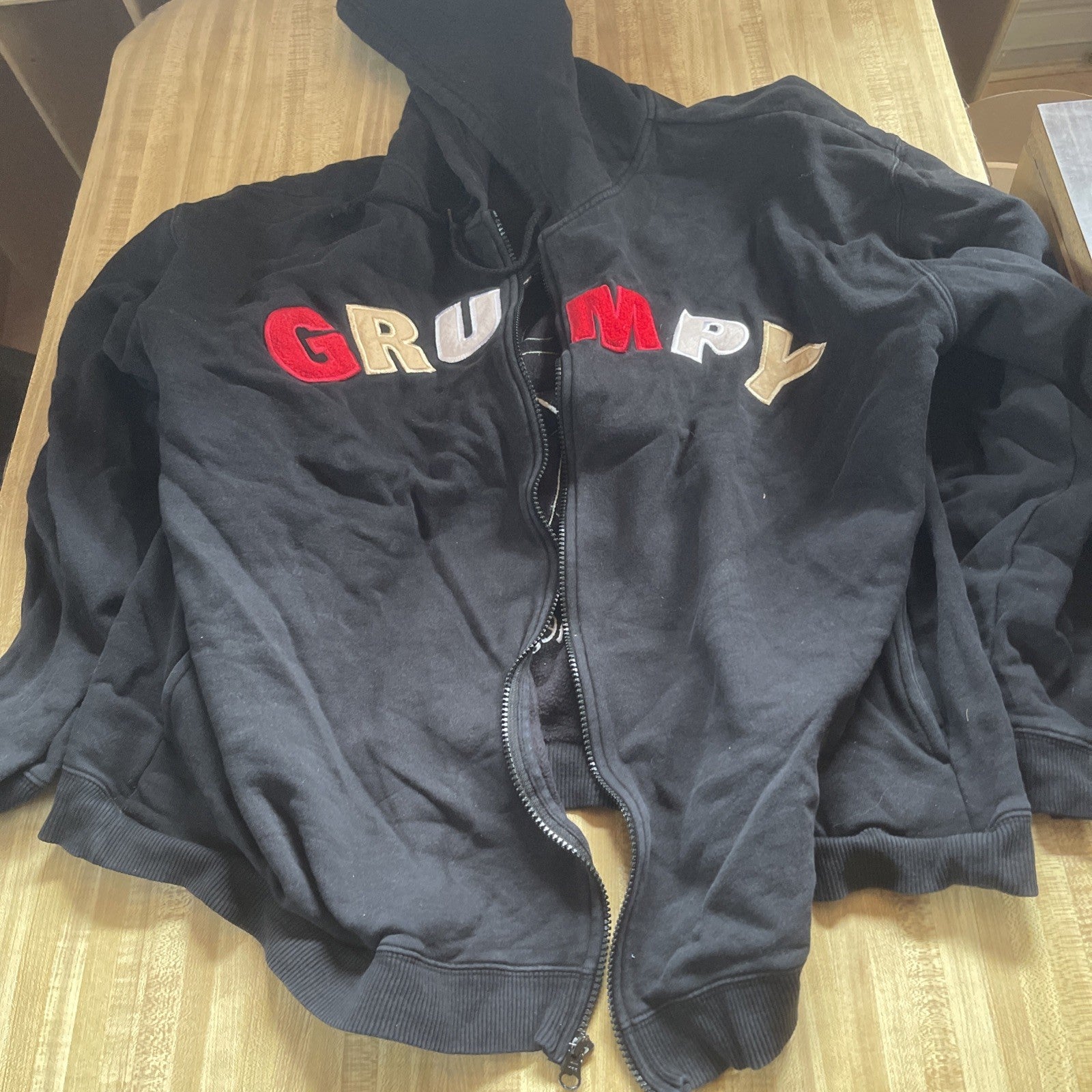 Grumpy Full Zip Hoodie XXL 