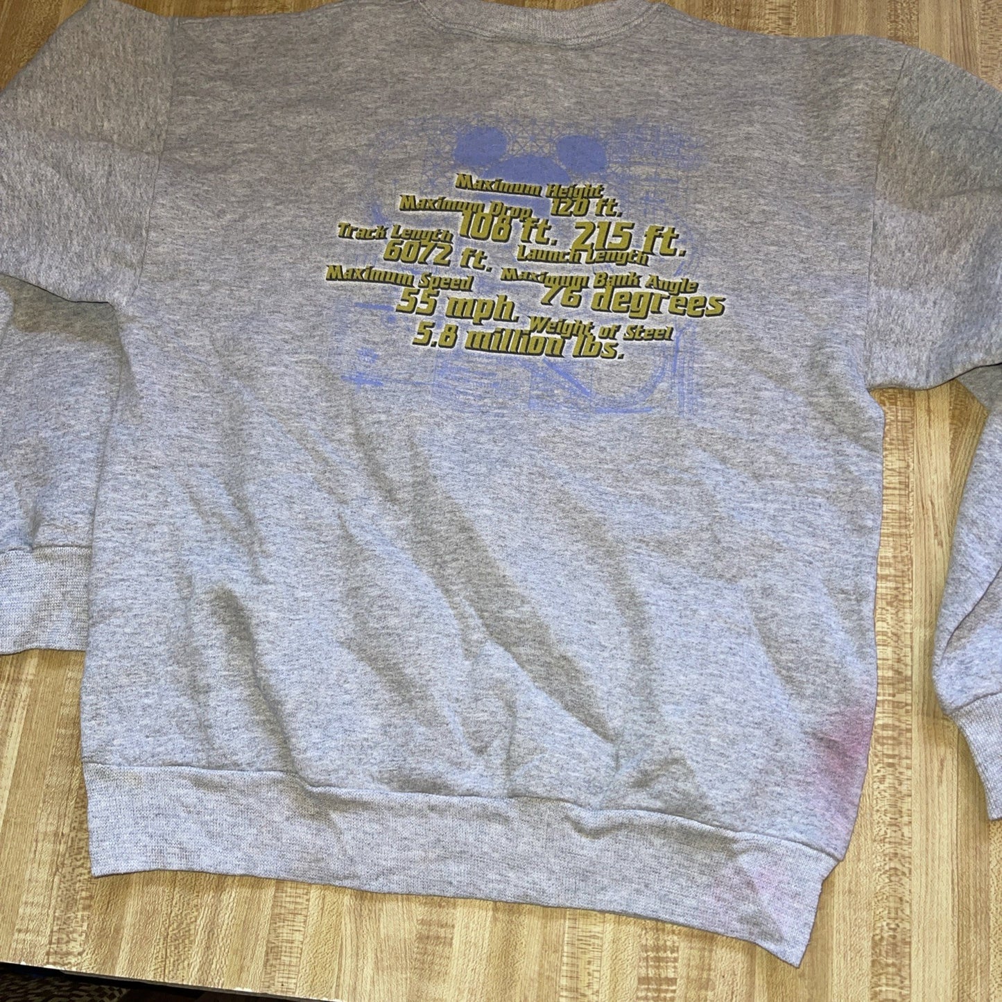 Disney California Screamin Sweatshirt Small 