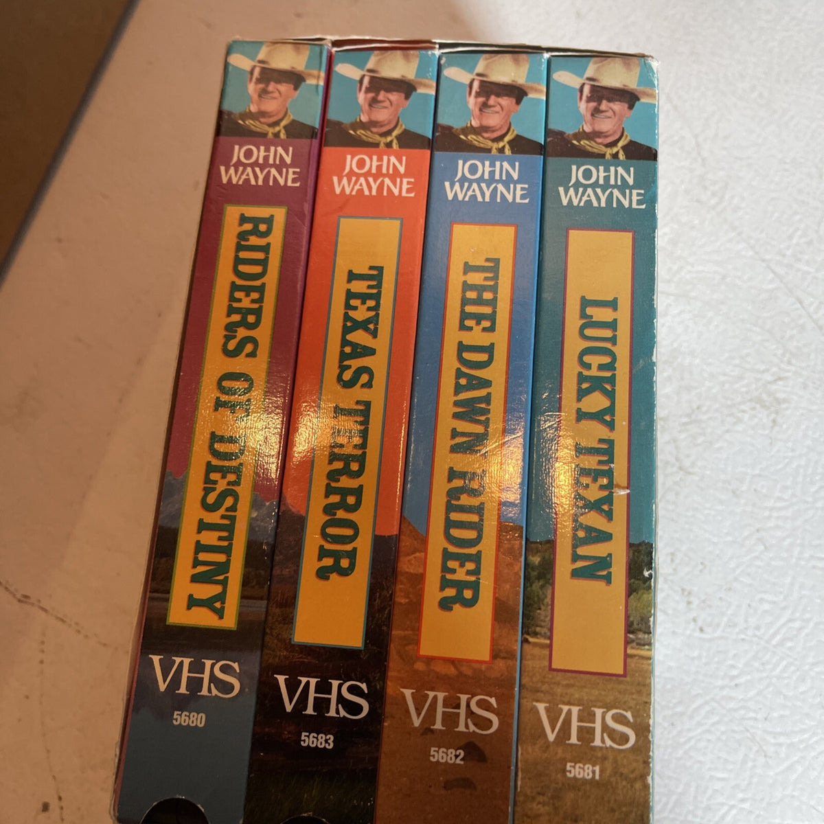 John Wayne – Four By The Duke -  4 VHS Box Set
