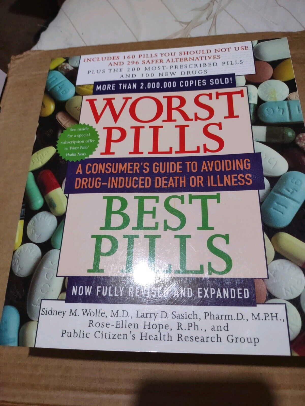 Worst Pills Best Pills Book