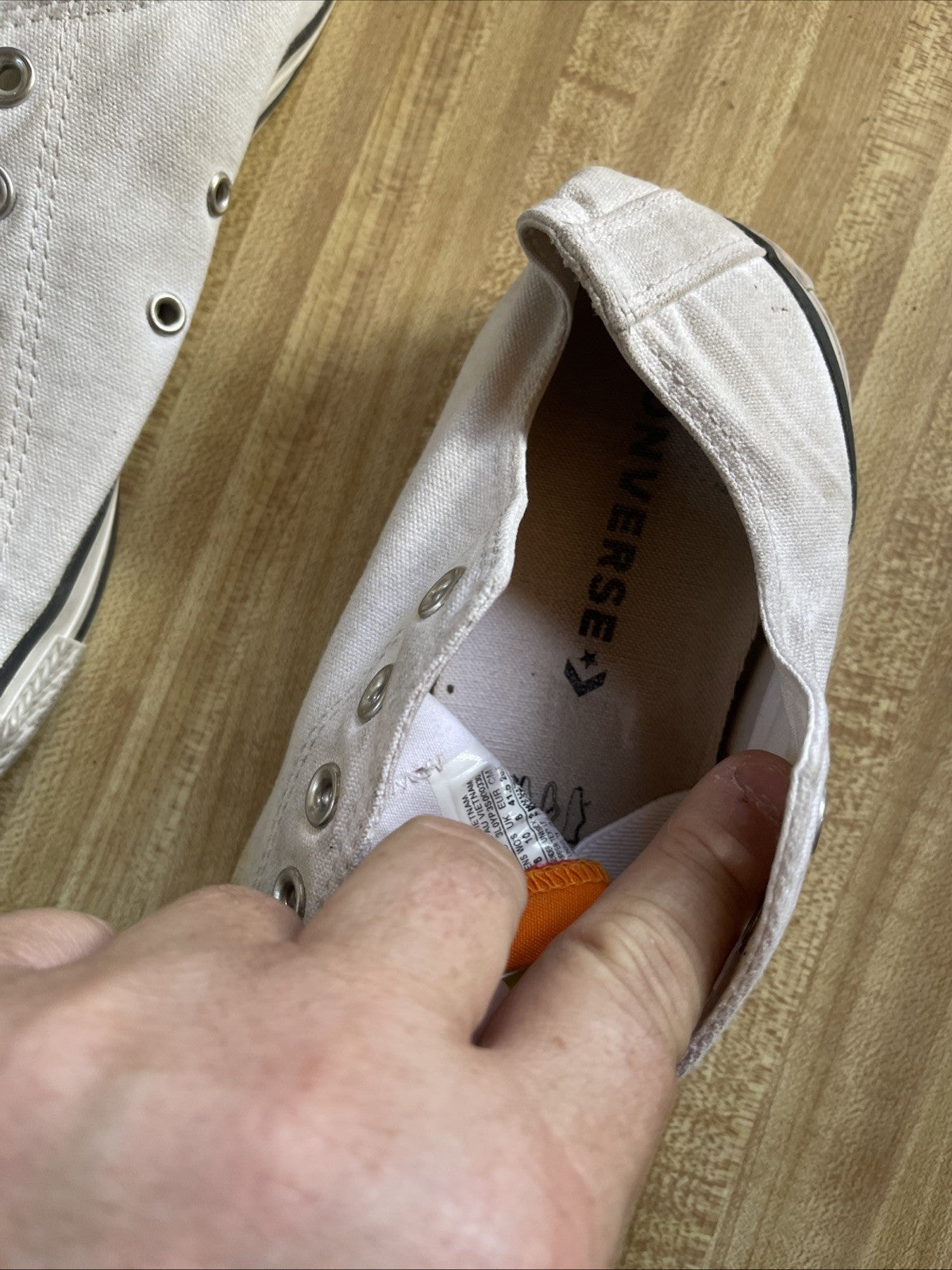 Converse All Star 5 Tongue Size 8 No Laces