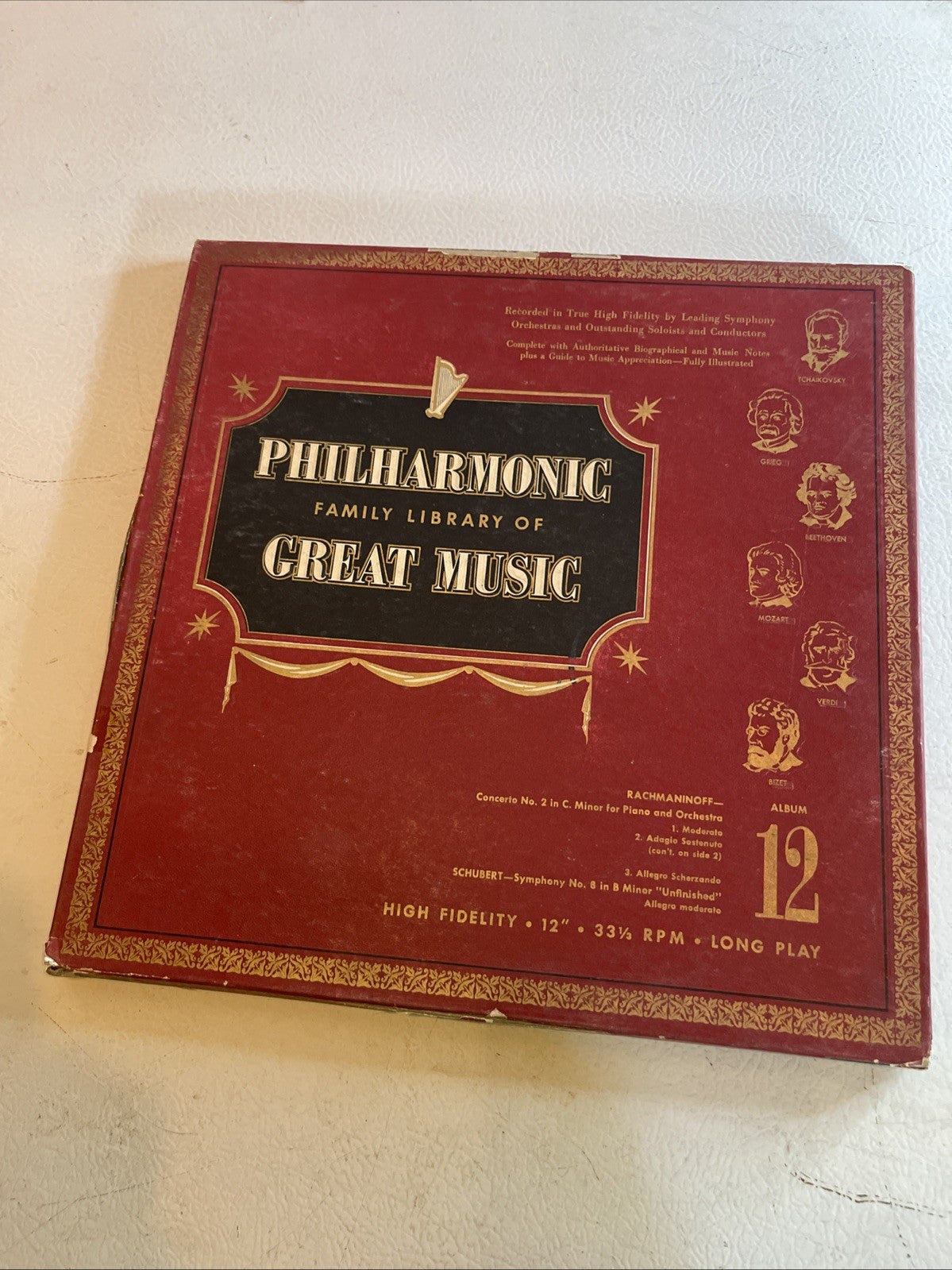 philharmonic family library of great music Vinyl Lot
