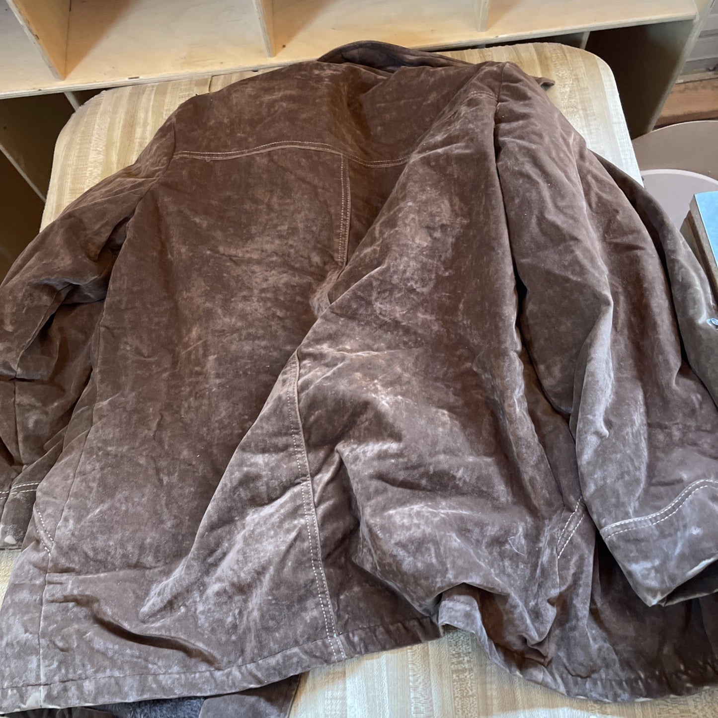 Vintage Montgomery Ward Suede Coat 