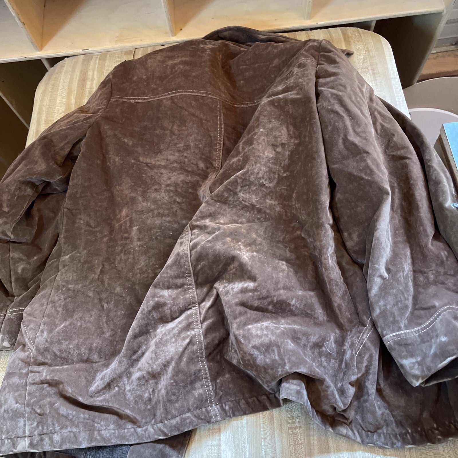 Vintage Montgomery Ward Suede Coat 