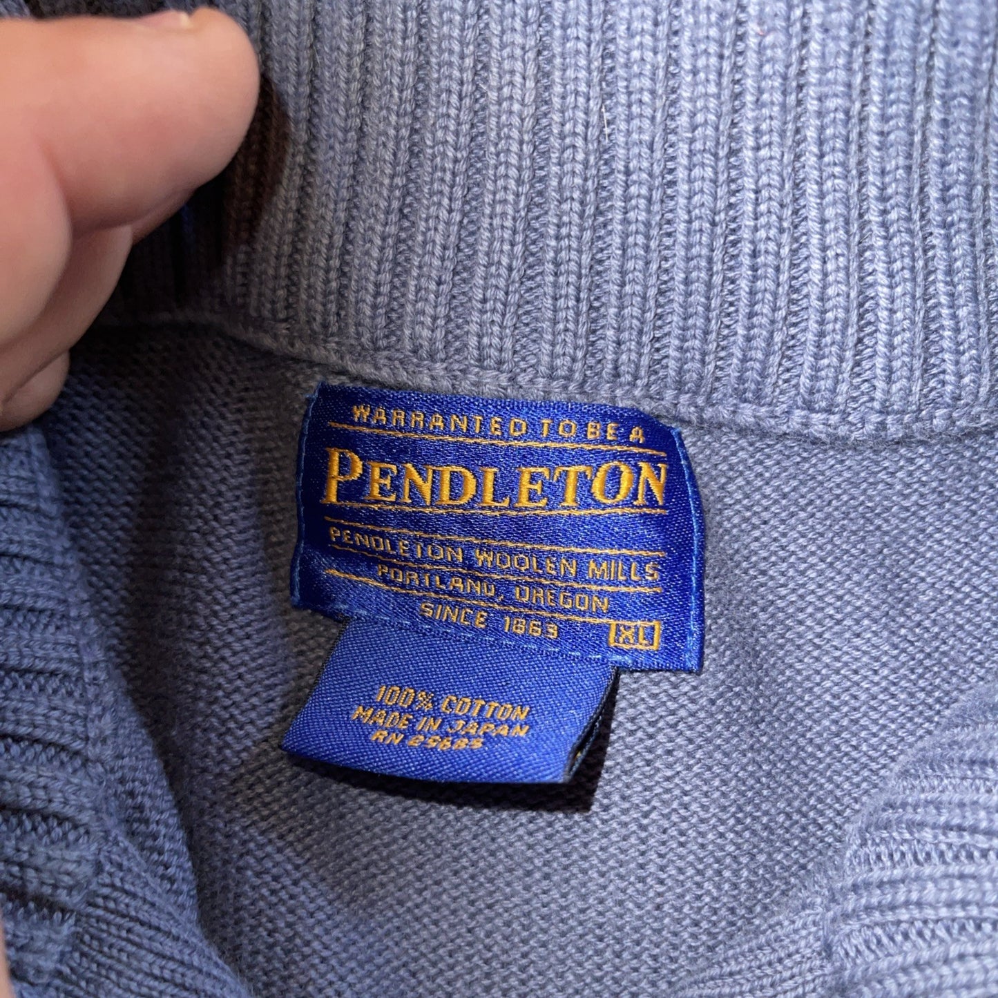 Pendleton Quarter Zip XL