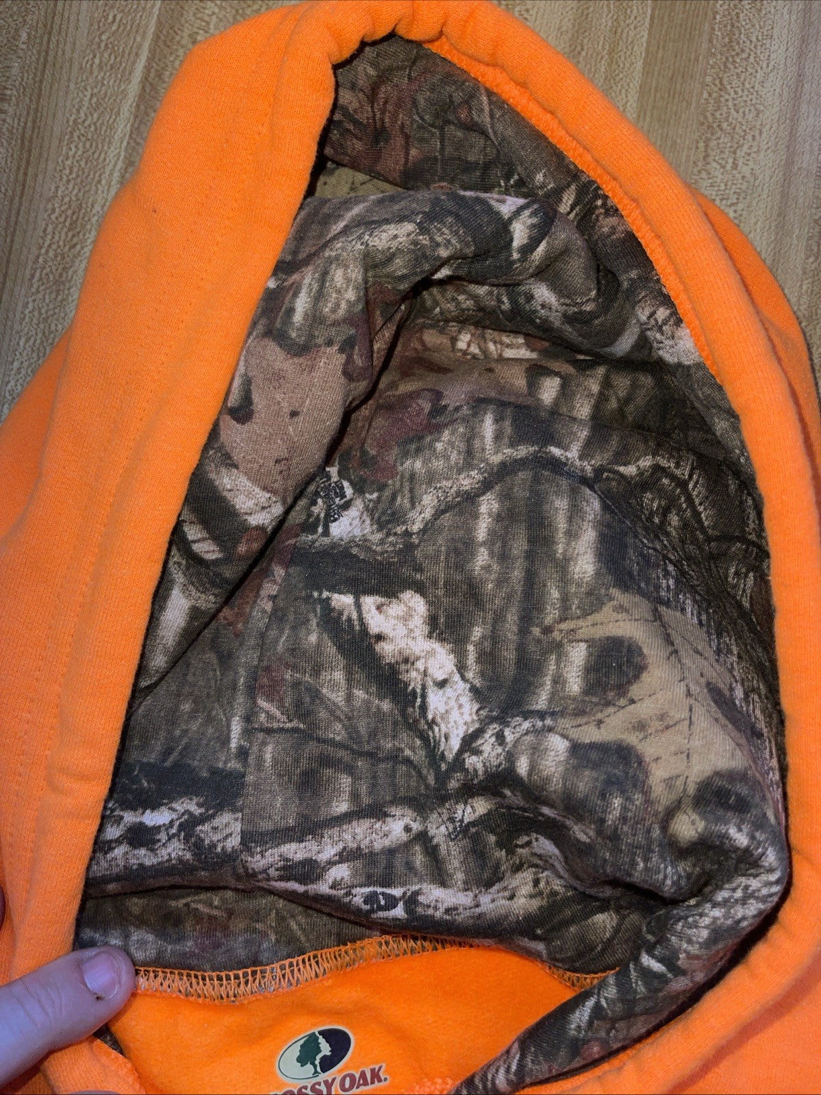 Mossy Oak Full Zip Hoodie Medium 