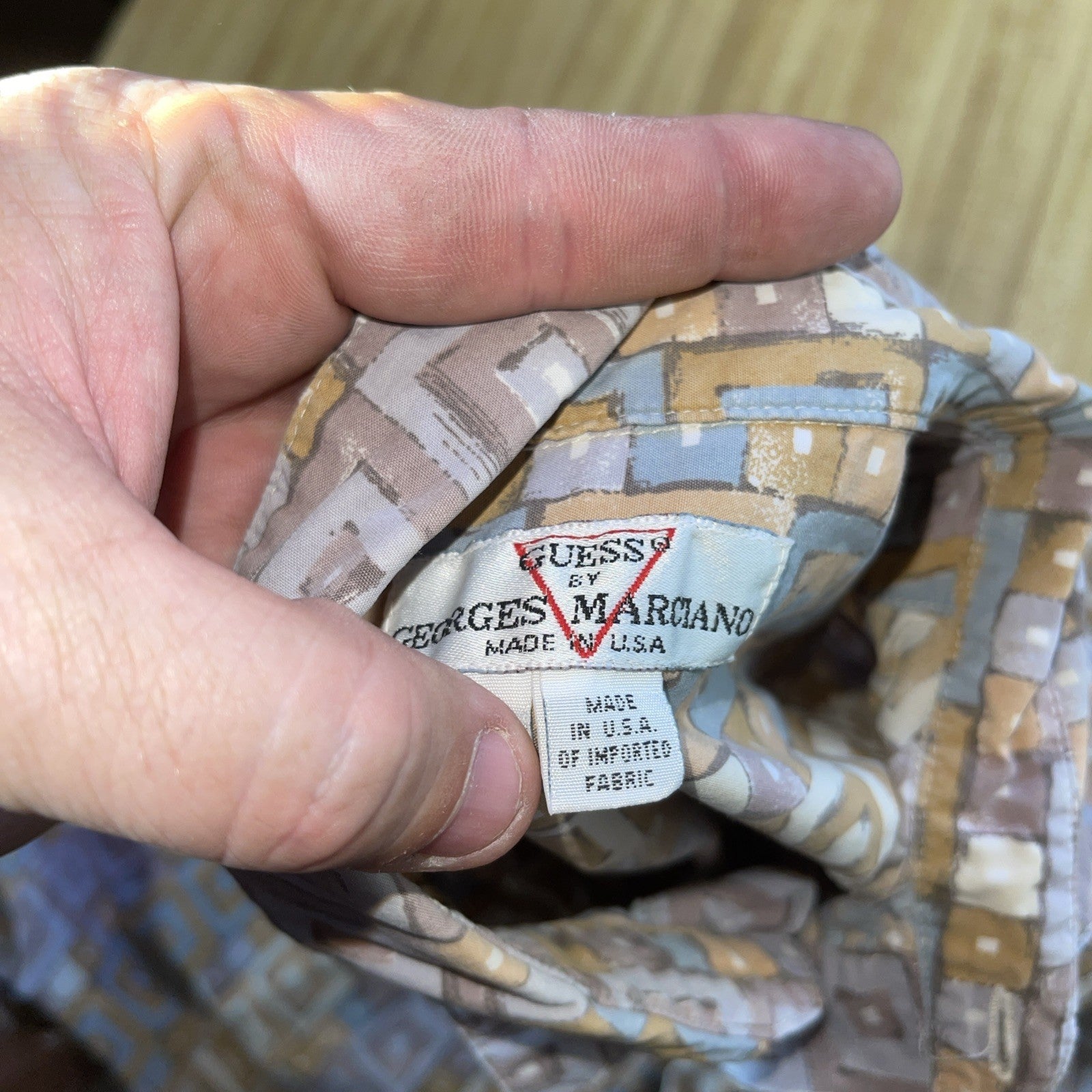 Vintage Guess Button Up Large 