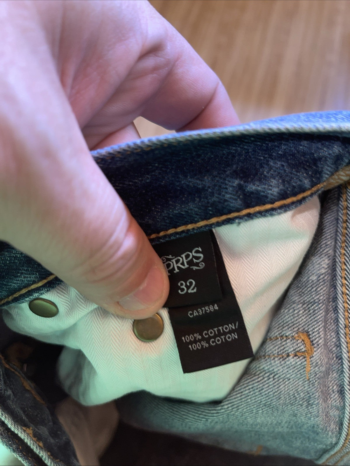 PRPS Le Sabre Slim Tapered Distressed Jeans 32/34