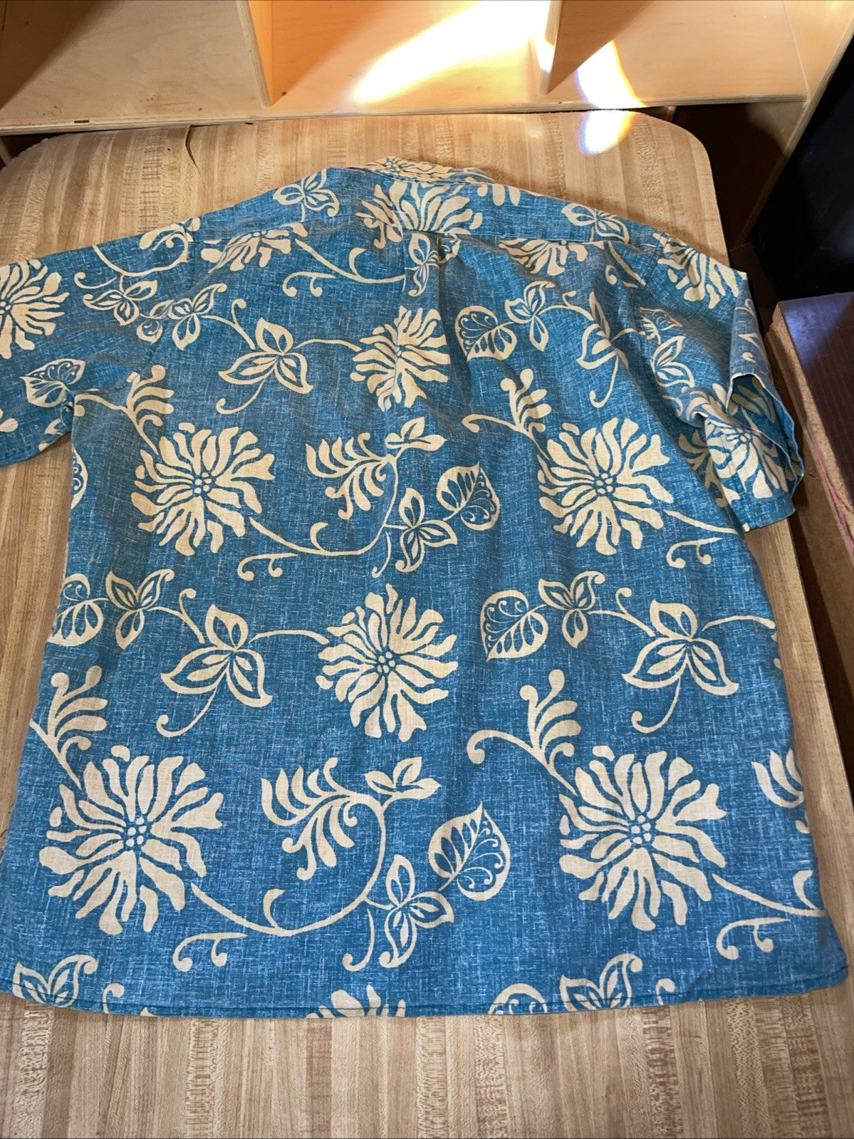 reyn spooner hawaiian shirt large