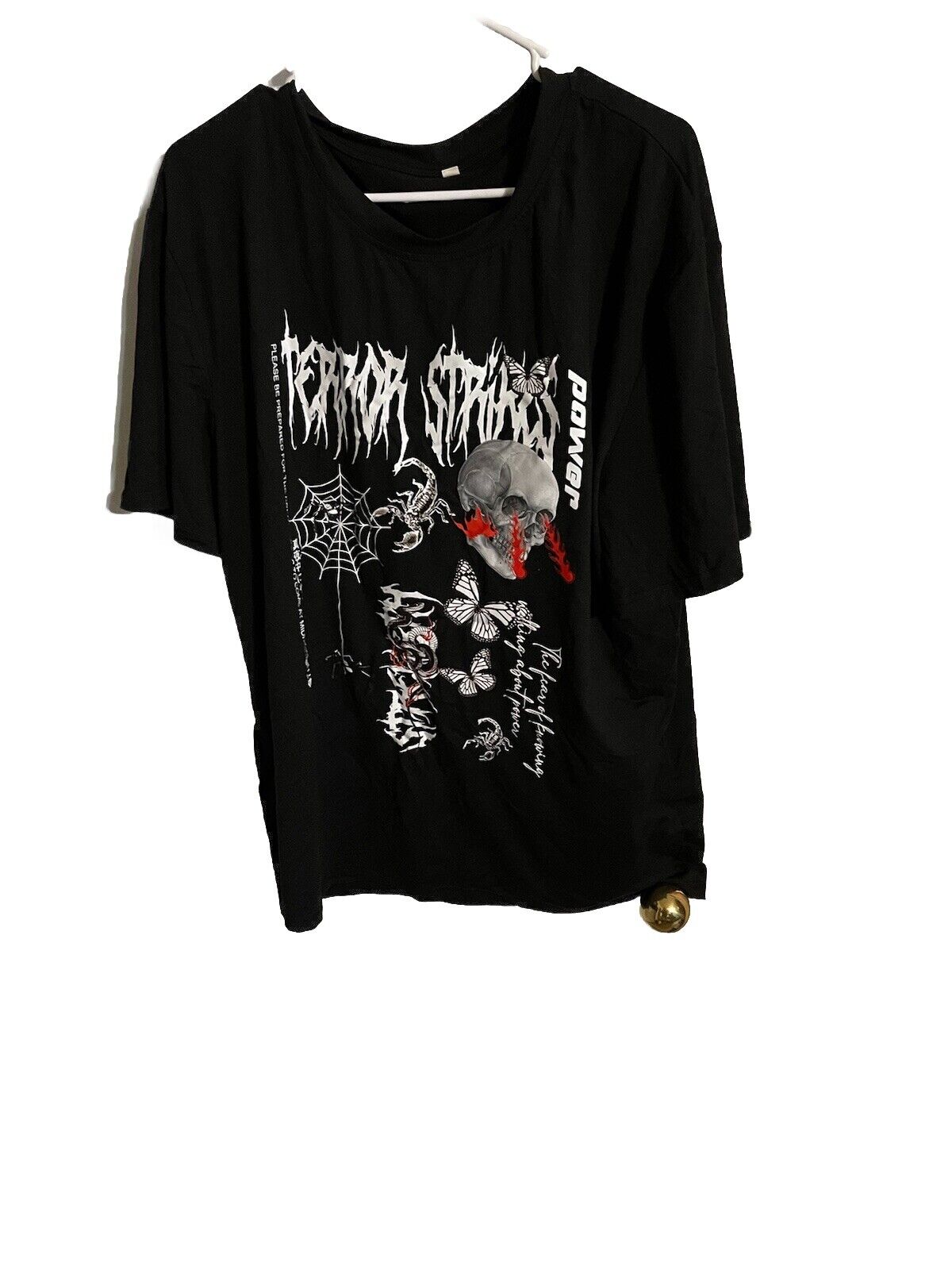 Terror Strikes Power T Shirt 2XL 