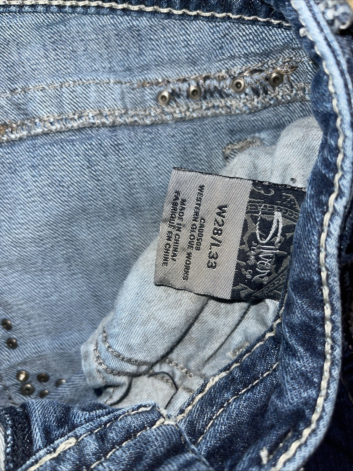Silver Aiko Bootcut Jeans 28/33